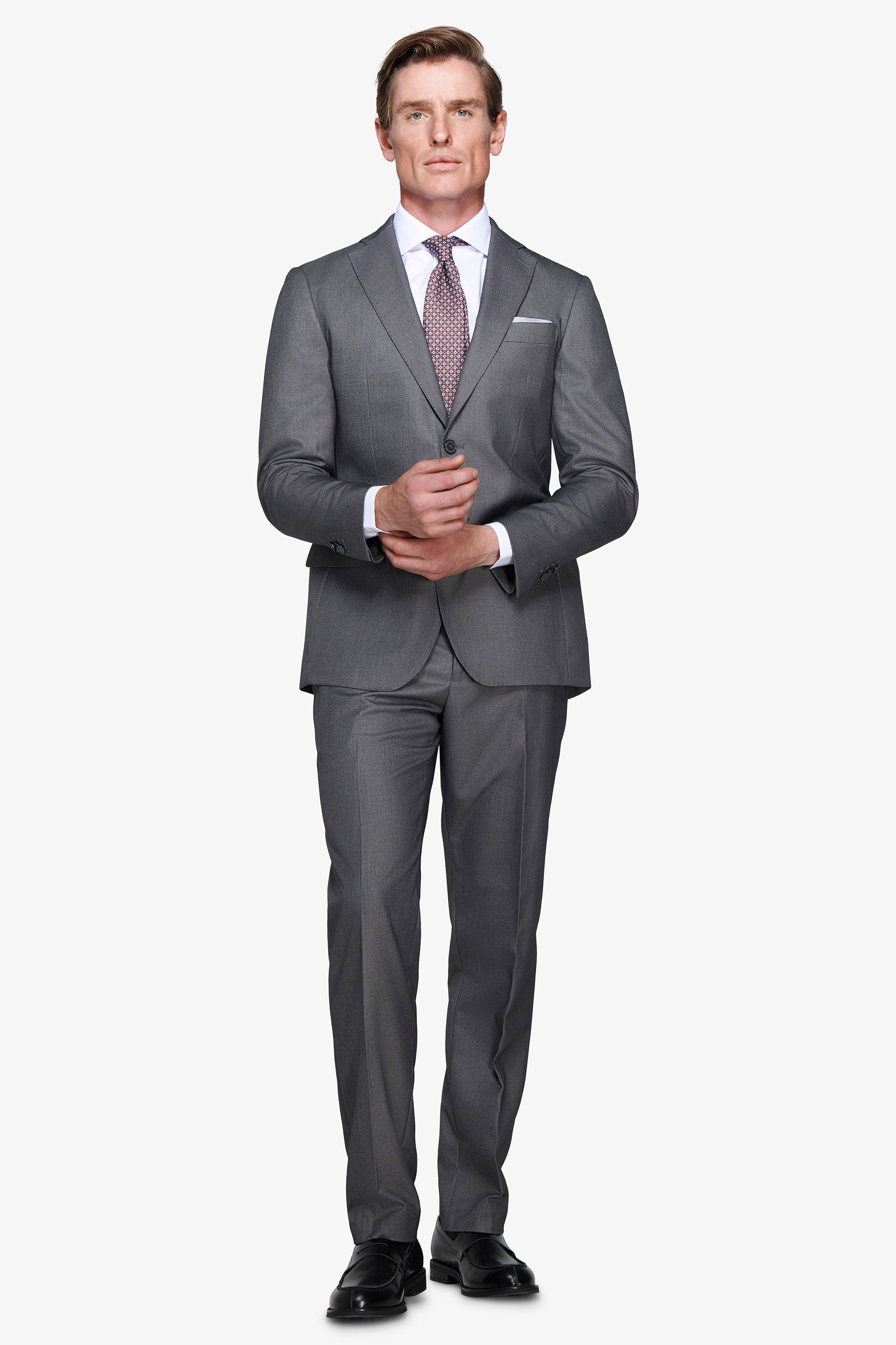 Giacca in grisaglia regular fit grigia