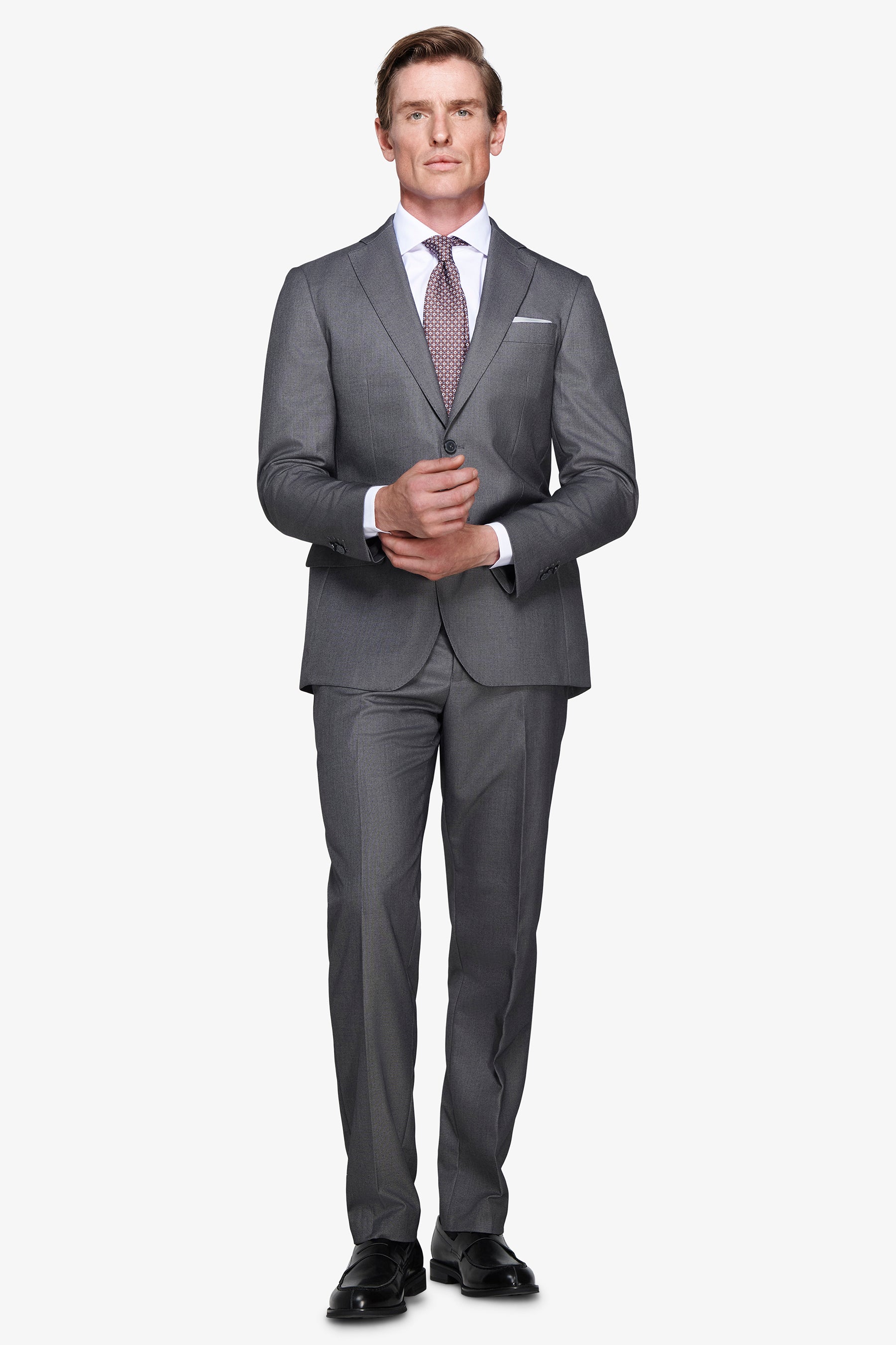 Giacca in grisaglia regular fit grigia