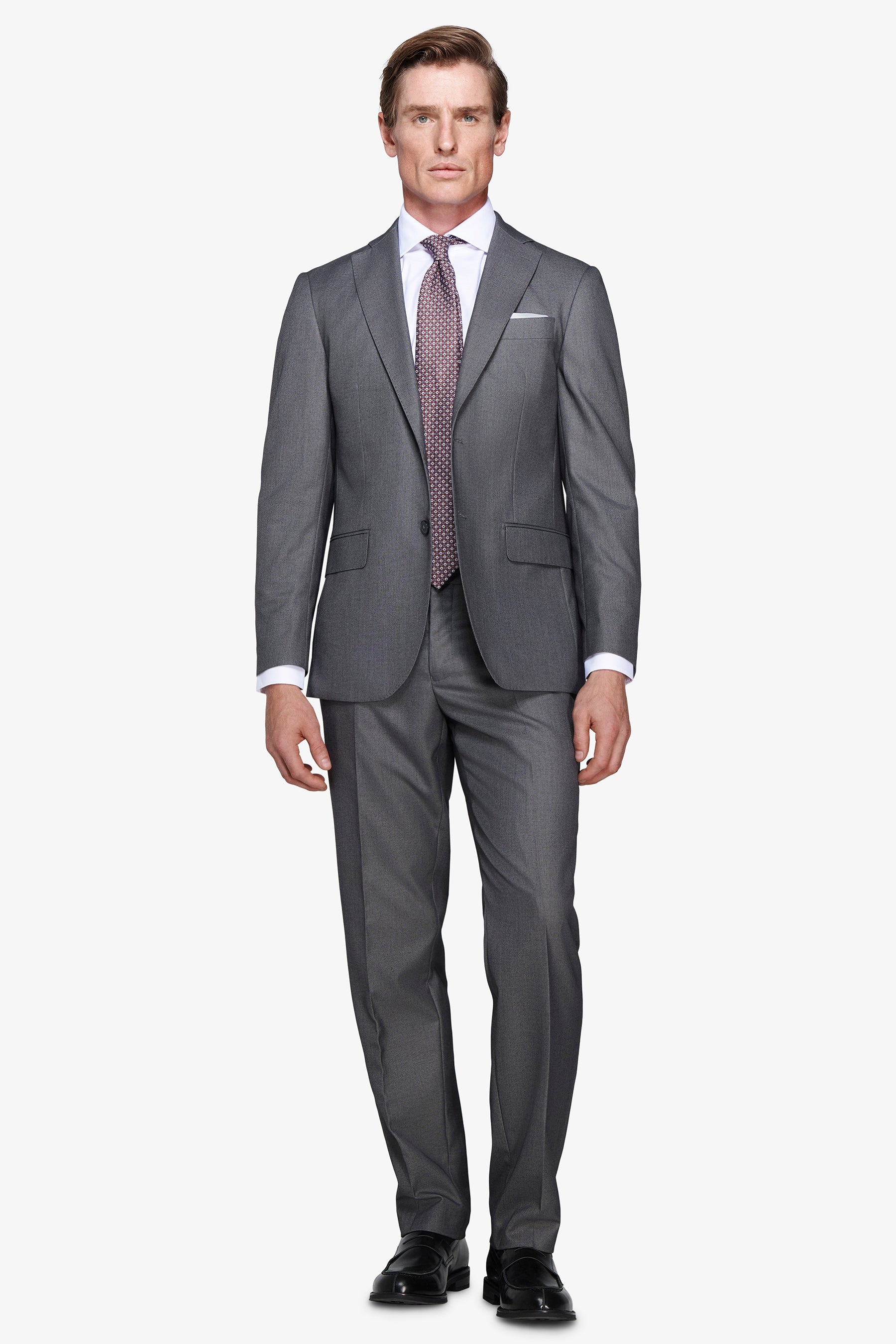Giacca in grisaglia regular fit grigia