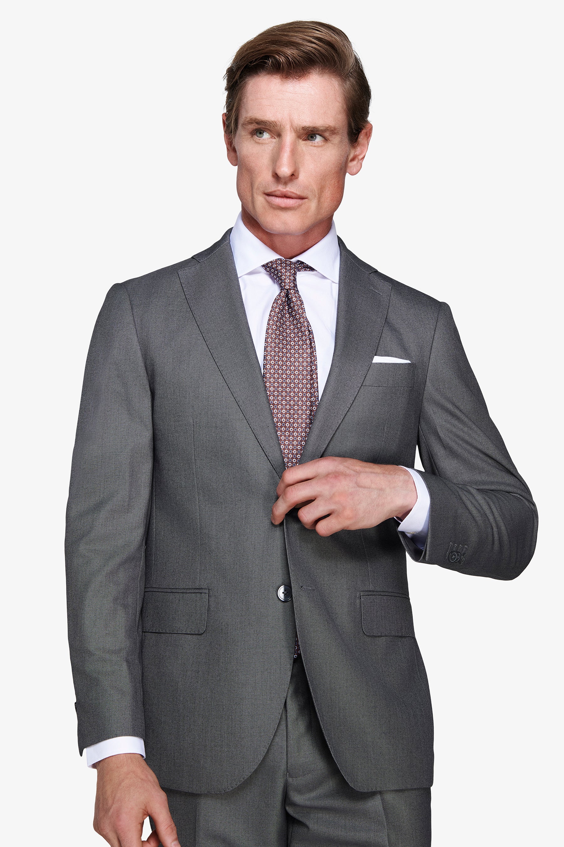 Giacca in grisaglia regular fit grigia