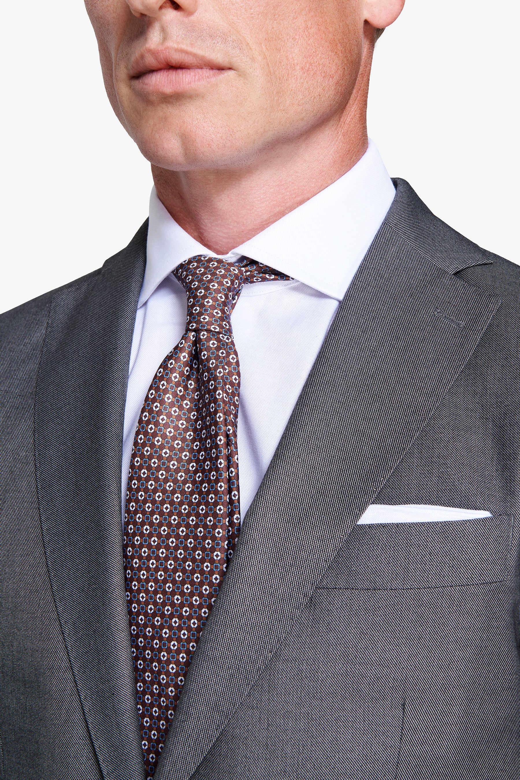 Giacca in grisaglia regular fit grigia