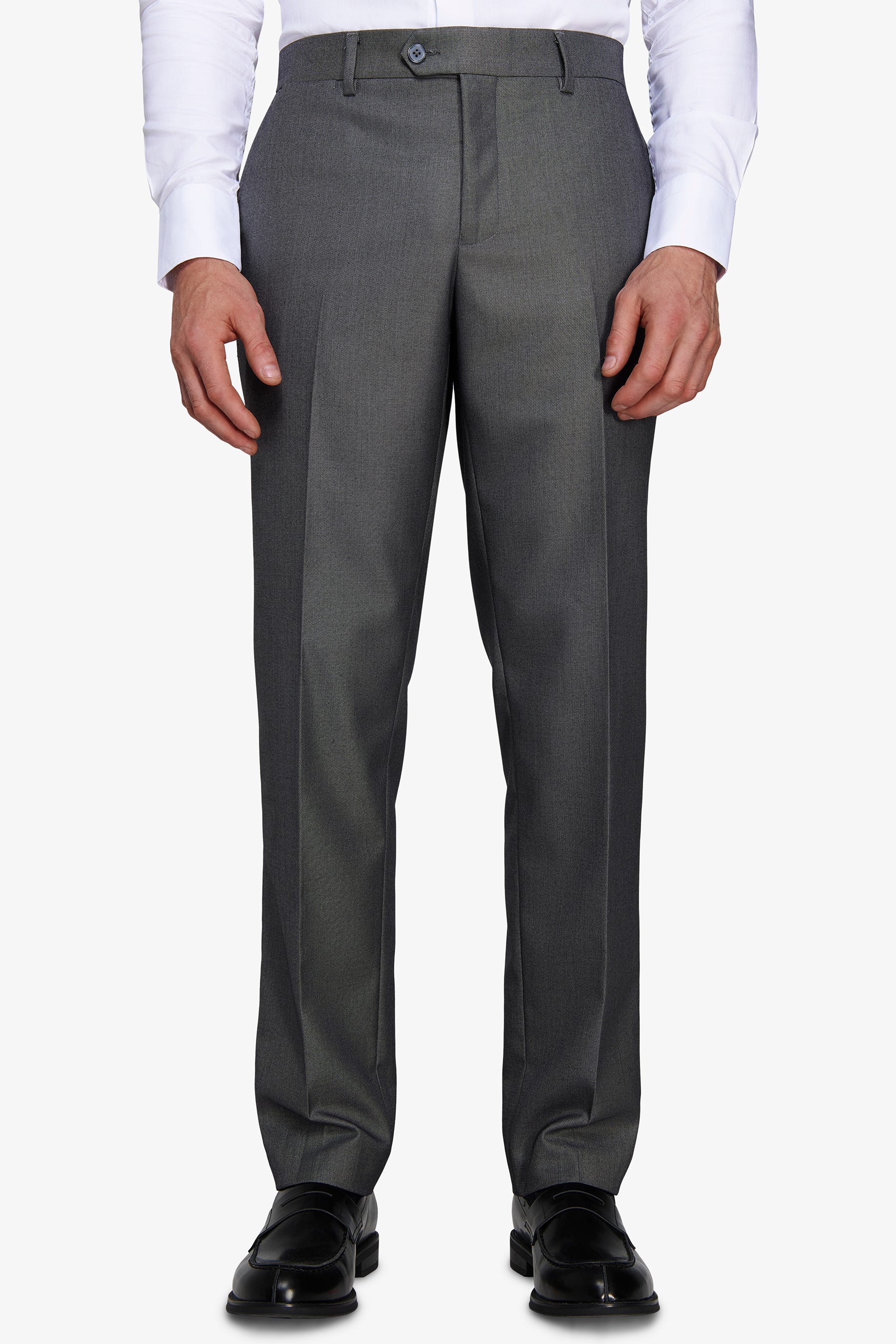 Pantaloni in grisaglia regular fit grigi