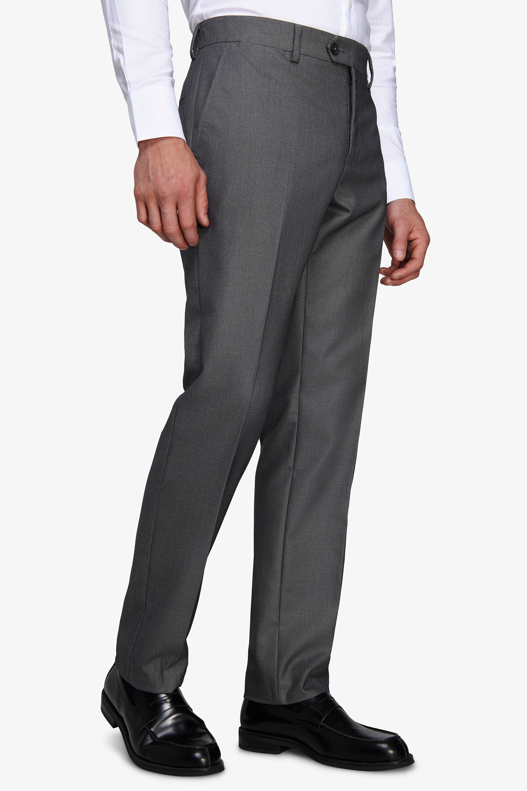 Pantaloni in grisaglia regular fit grigi