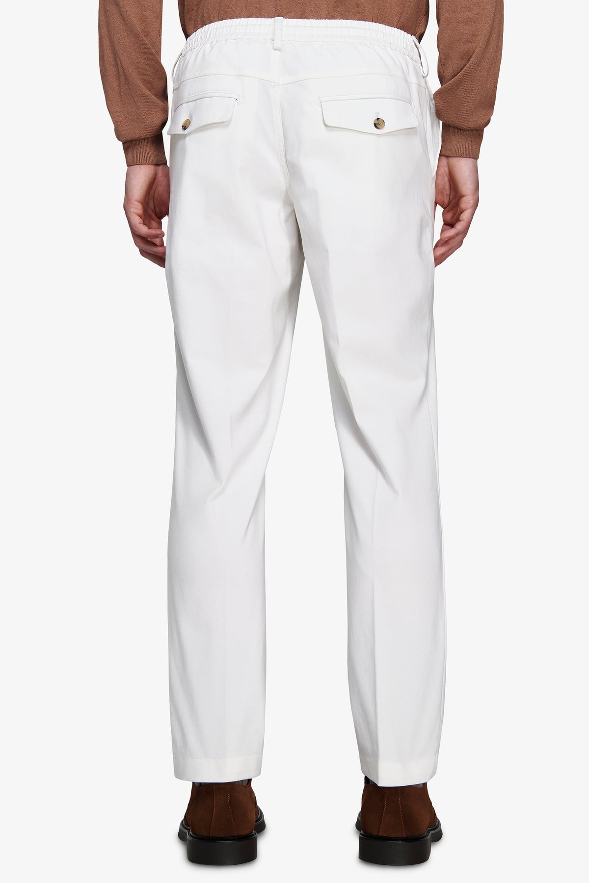 Pantaloni jersey panna