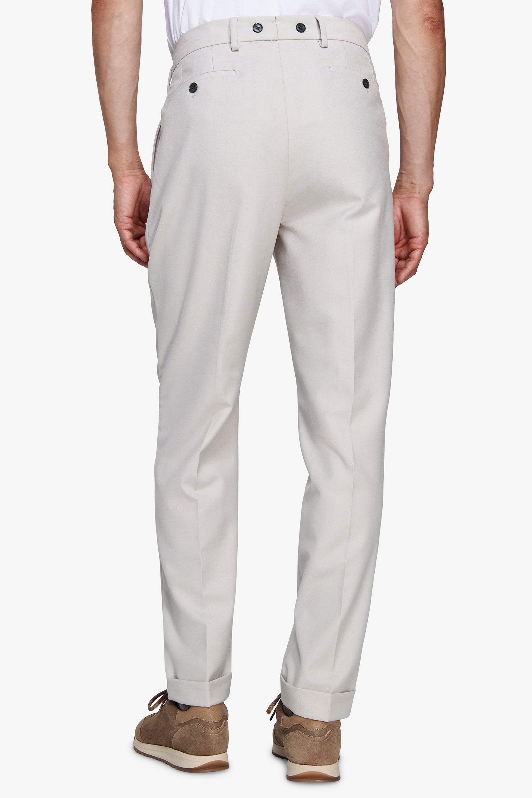 Pantaloni doppia pinces mastice