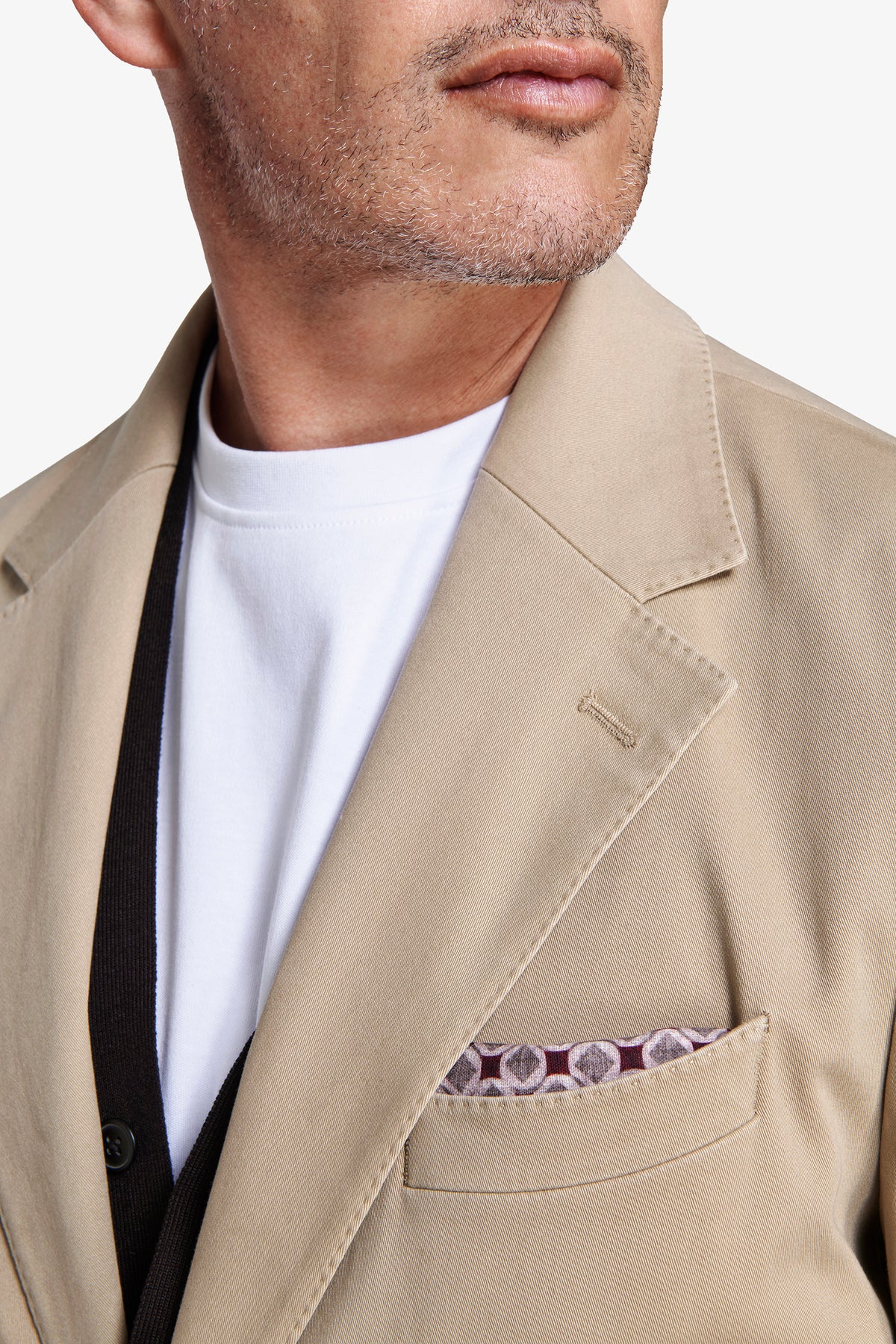 Giacca in cotone stretch corda