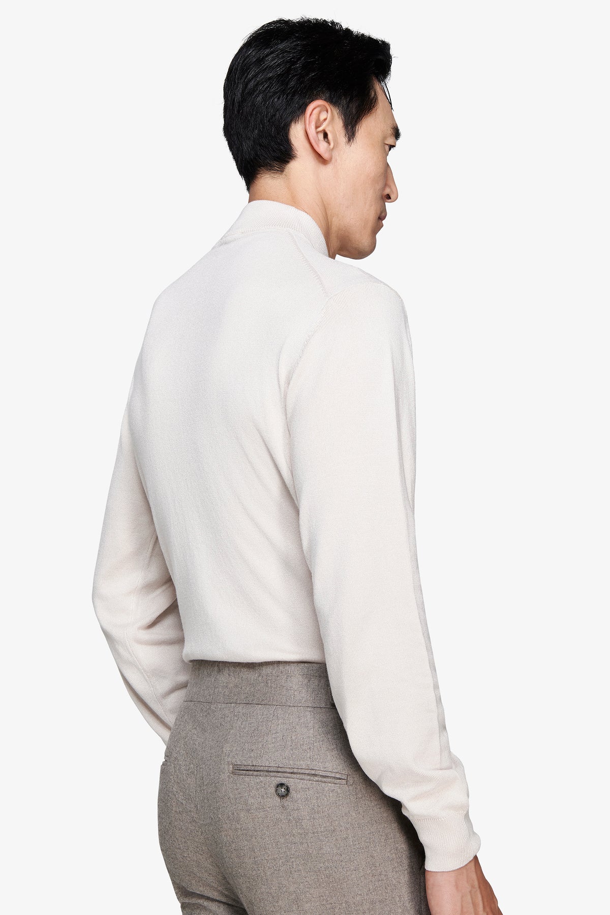 Maglia lupetto basic mastice