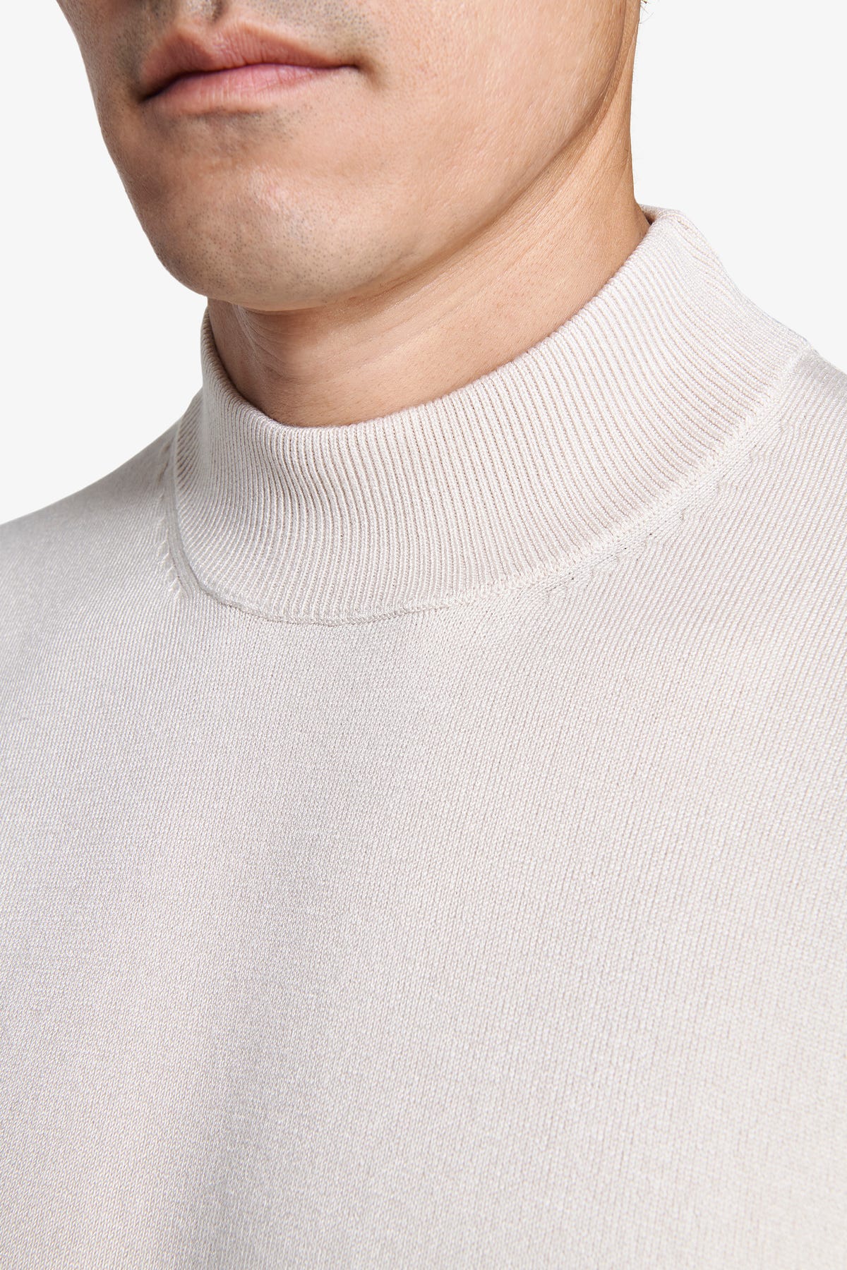 Maglia lupetto basic mastice