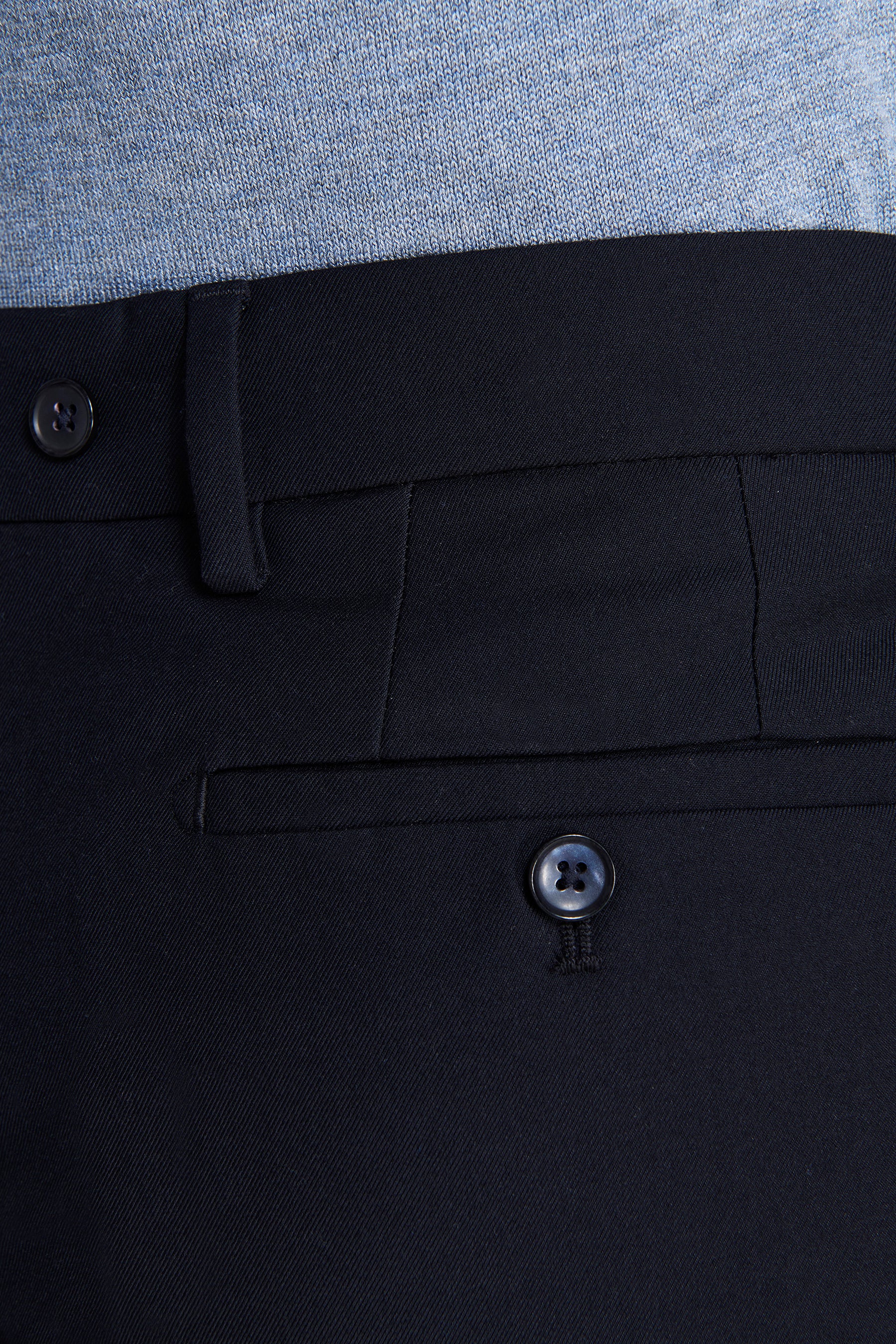 Pantaloni doppia pinces blu