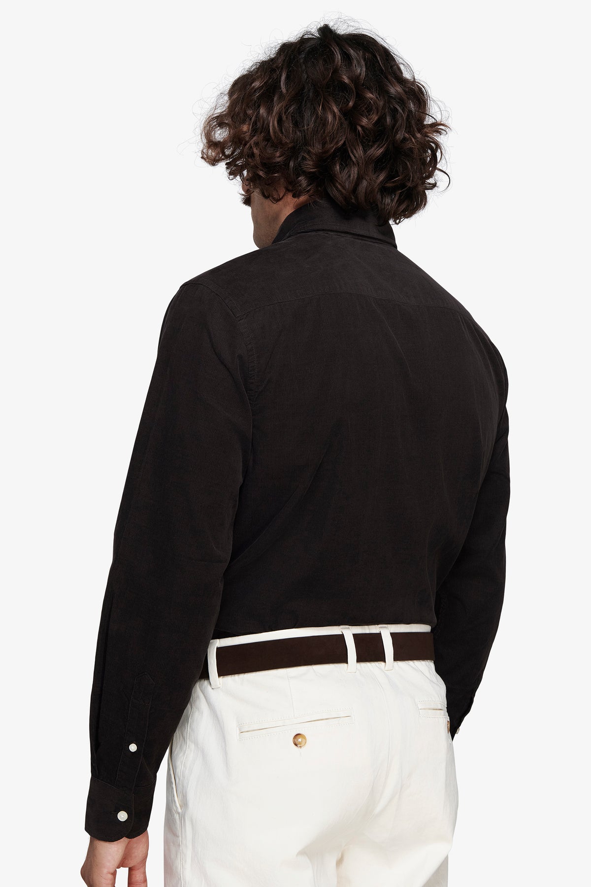 Camicia velluto millerighe leisure moro