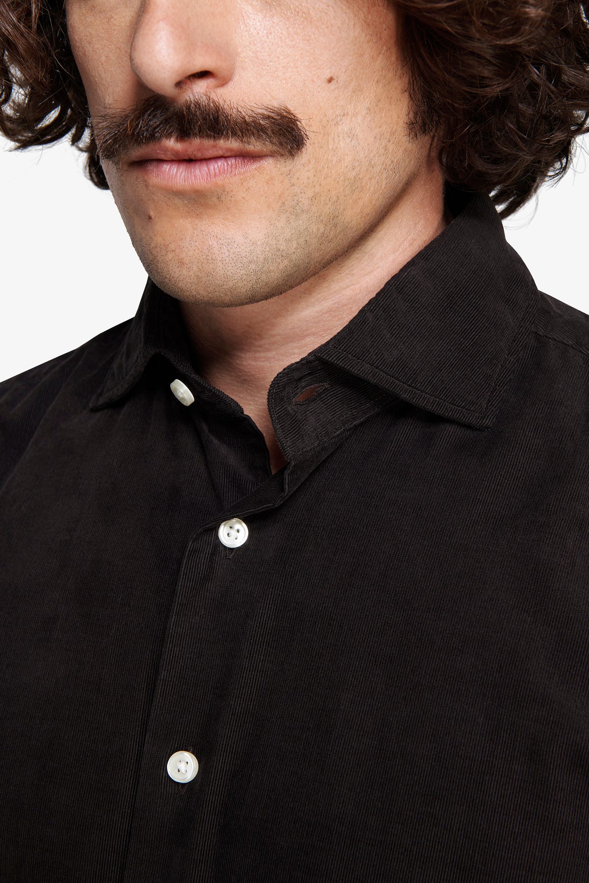 Camicia velluto millerighe leisure moro