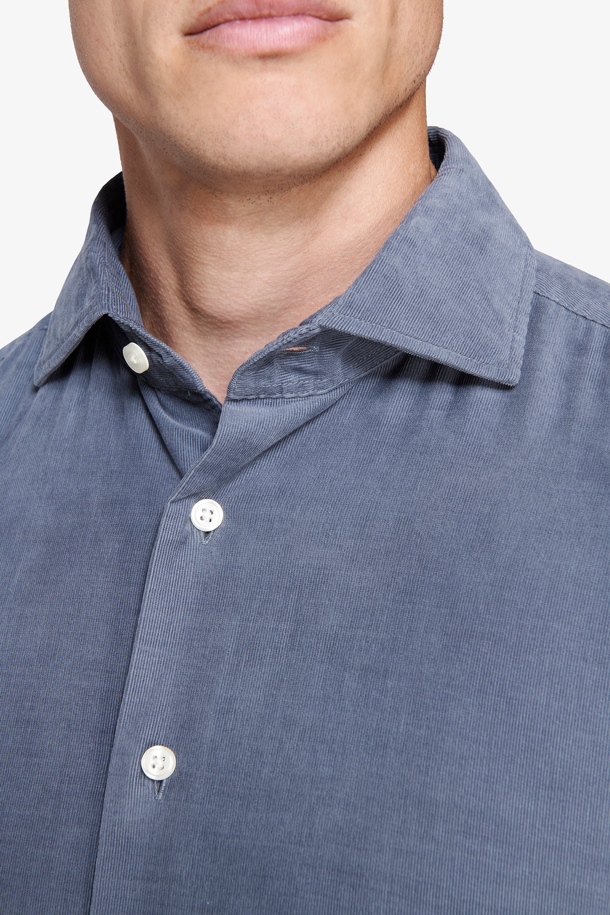 Camicia velluto millerighe leisure carta da zucchero