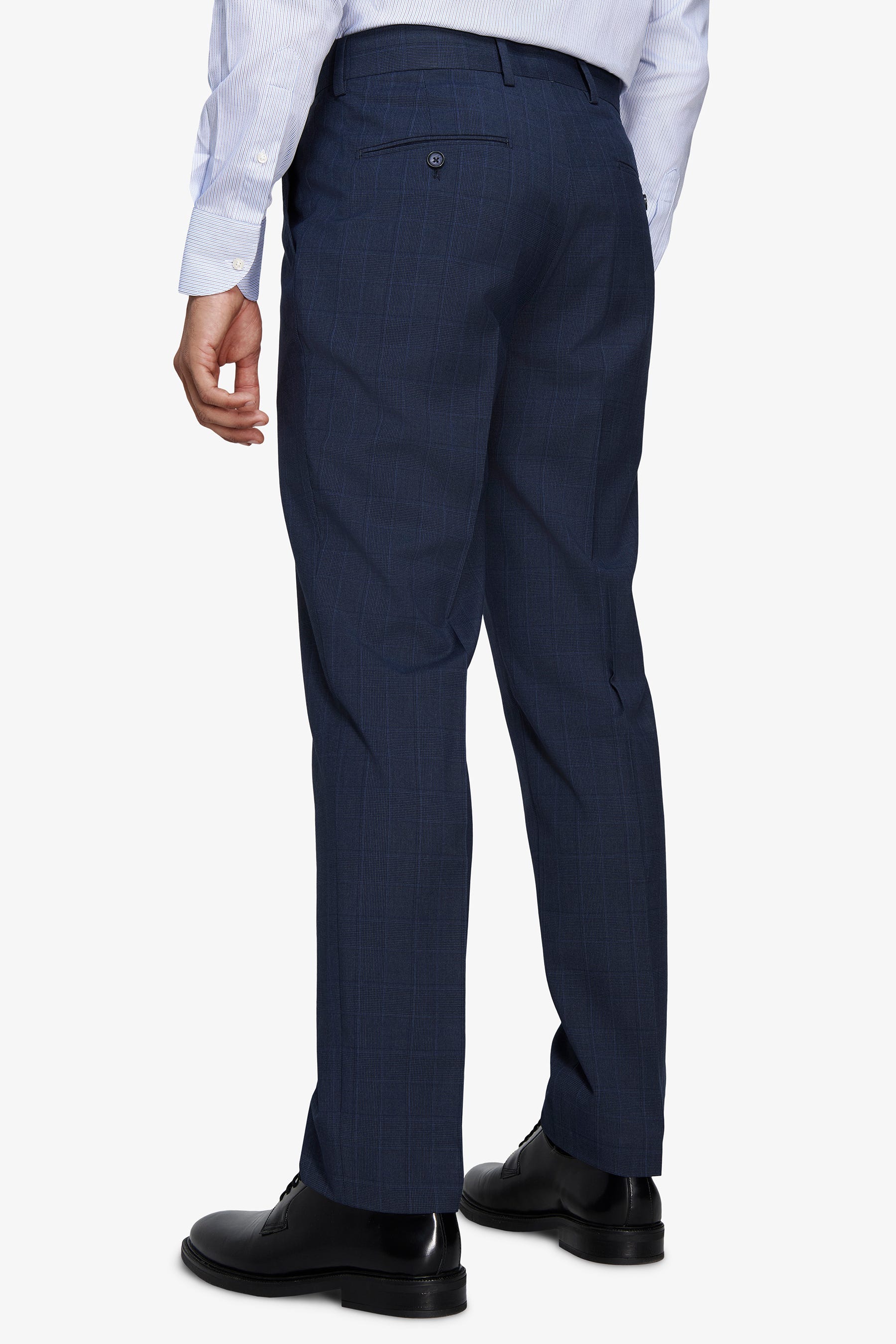 Pantaloni Galles misto lana avion