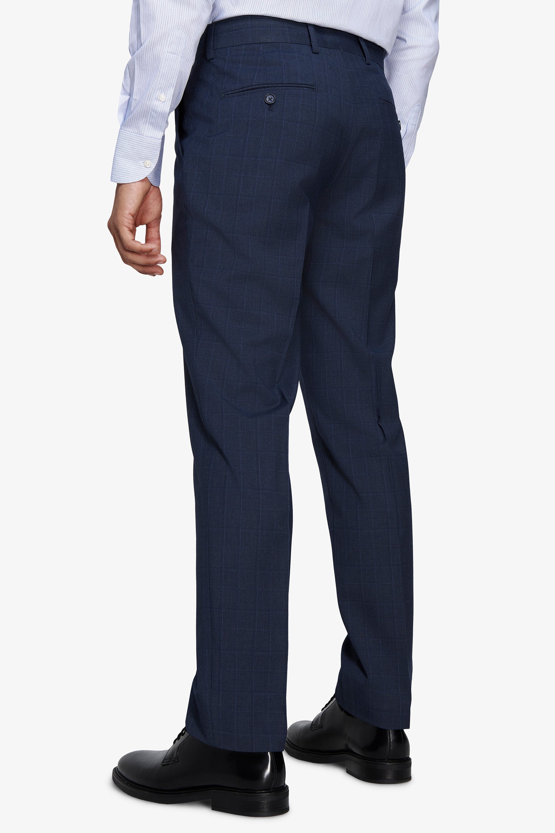 Pantaloni Galles misto lana avion