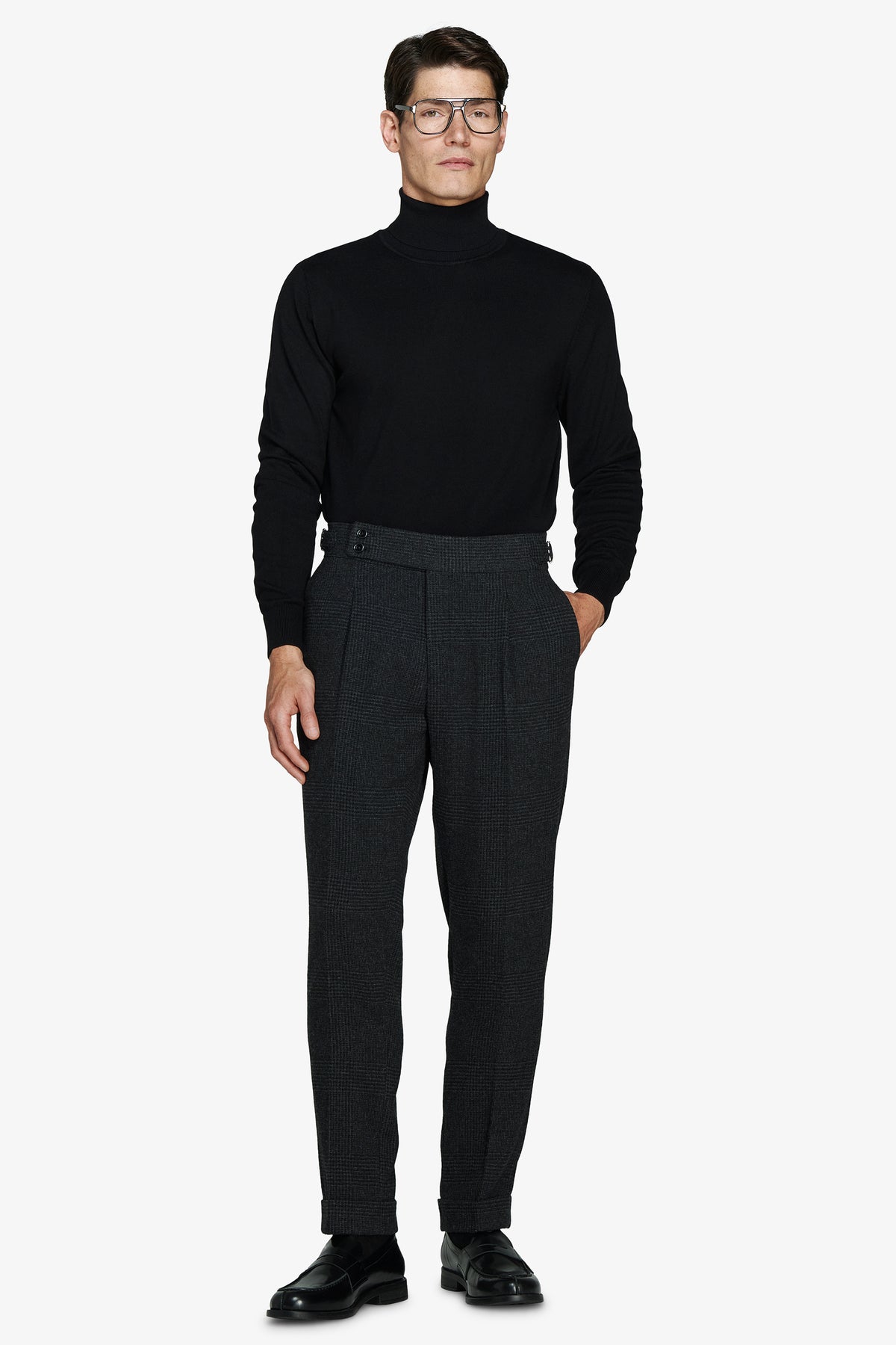 Maglia dolcevita basic nera