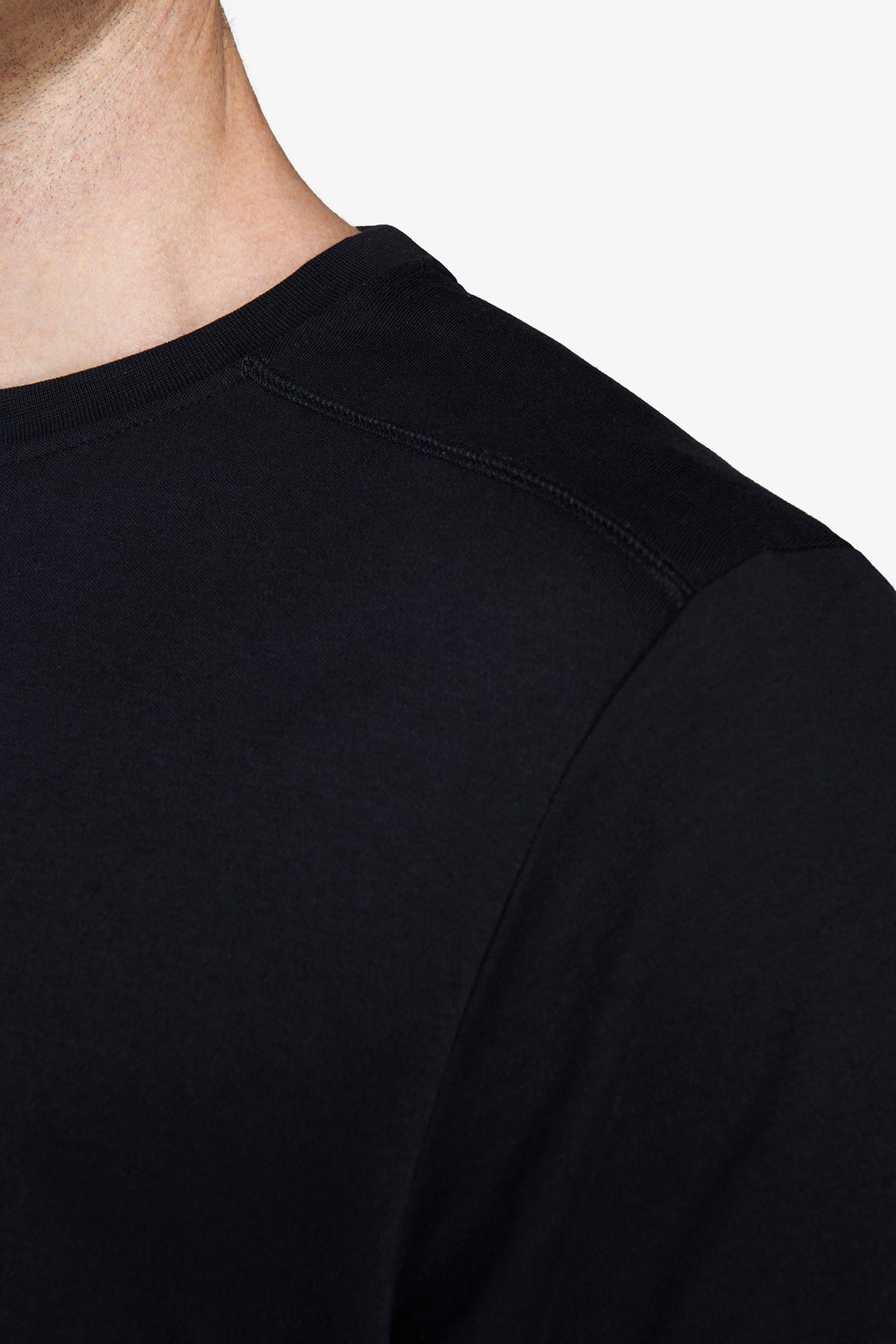 Blue interlock cotton t-shirt