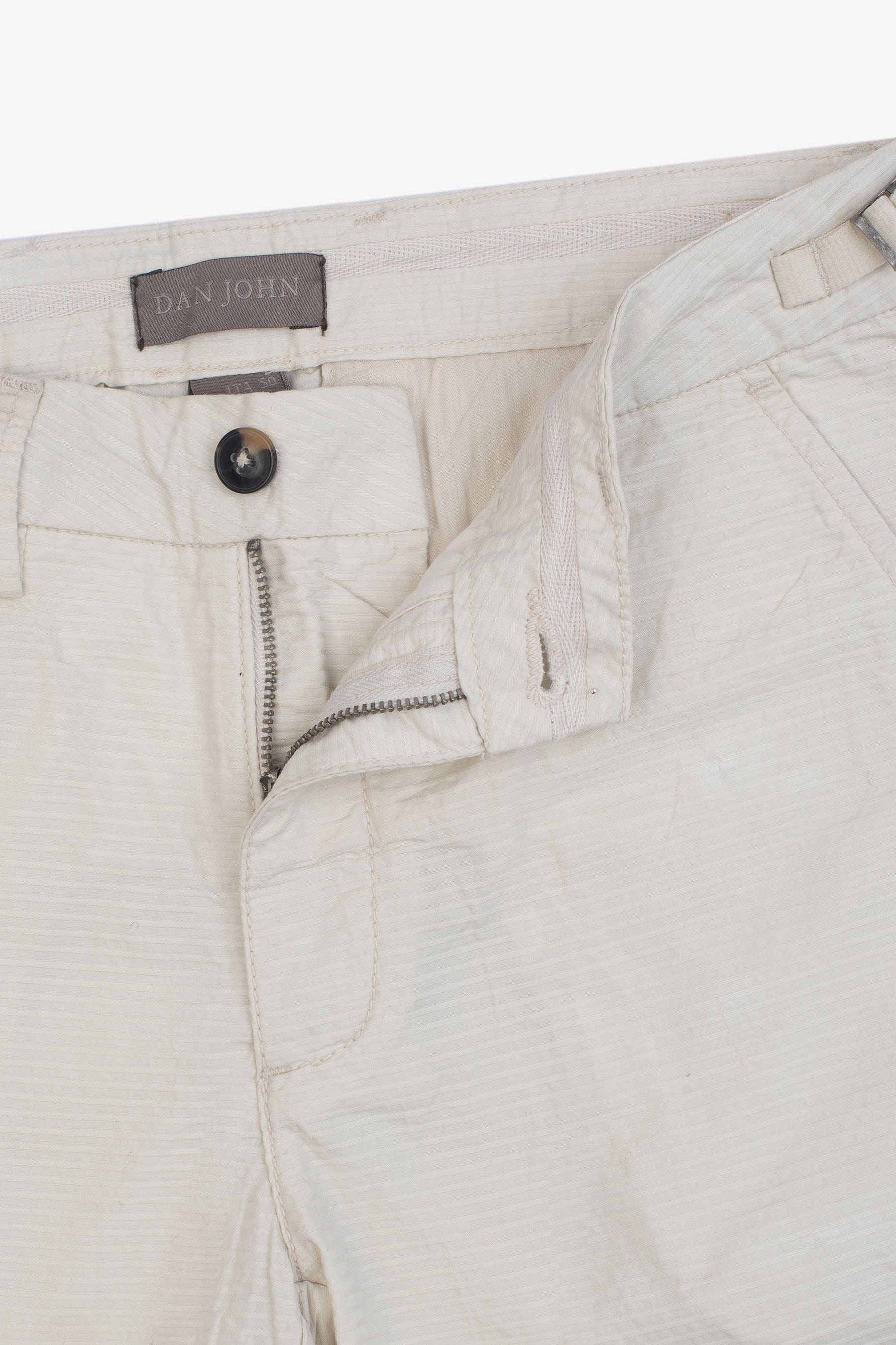 Bermuda chino riga in tono papiro-Dan John