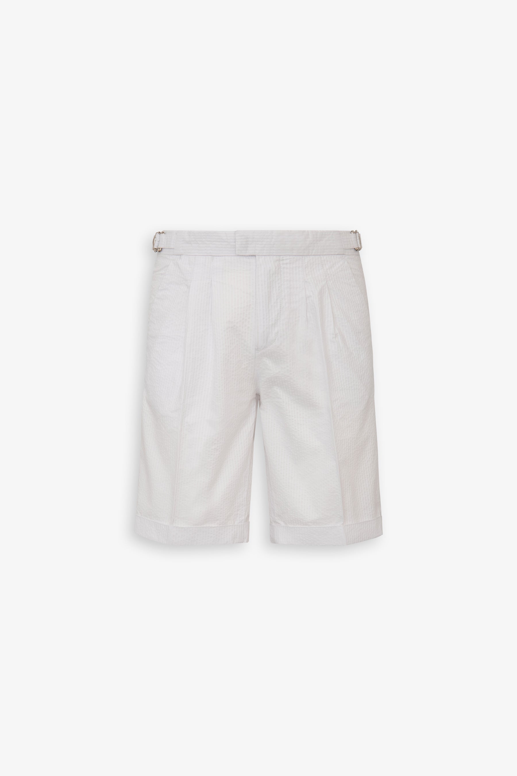 Bermuda chino rigato bianco-Dan John