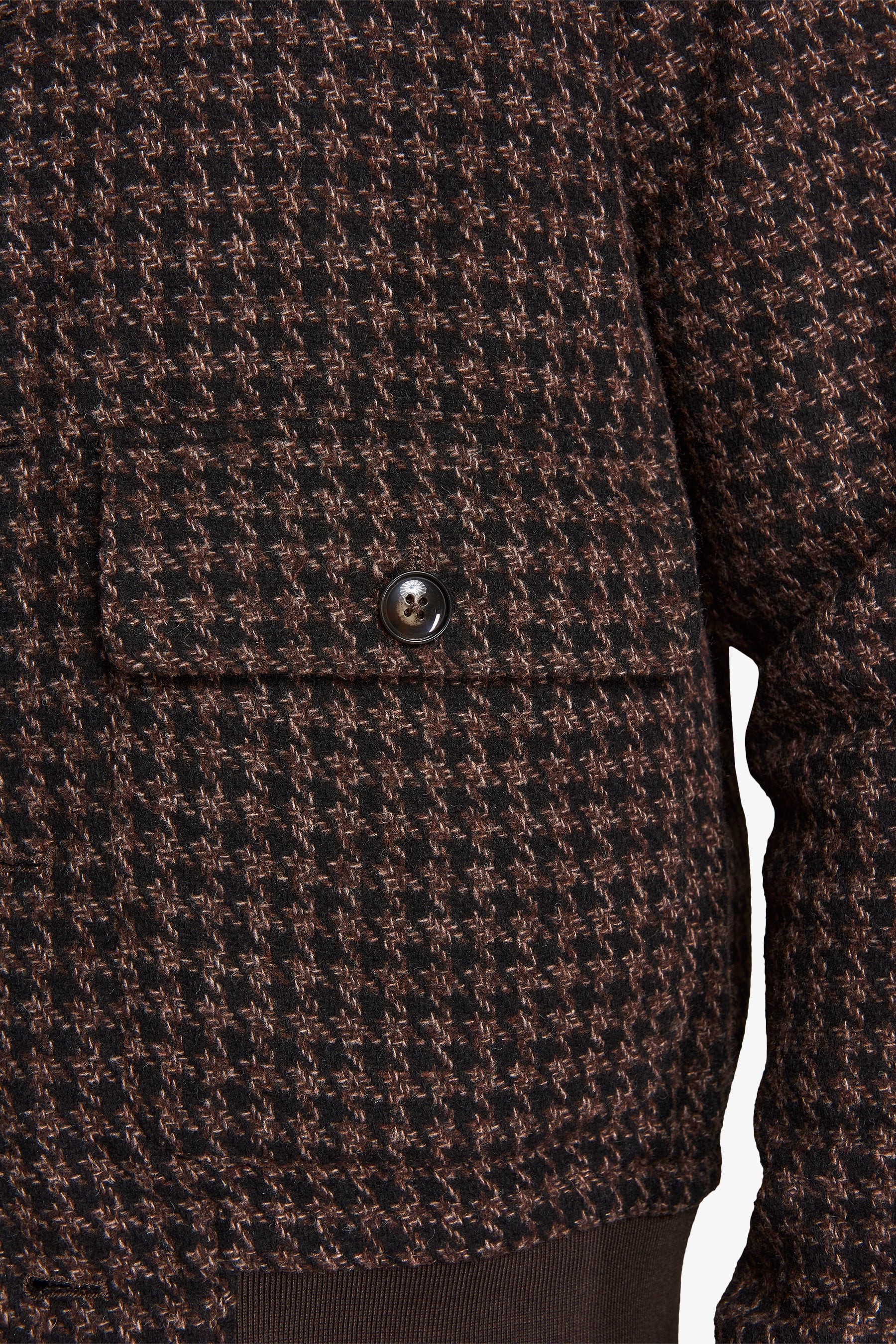 Bomber pied de poule marrone-Dan John