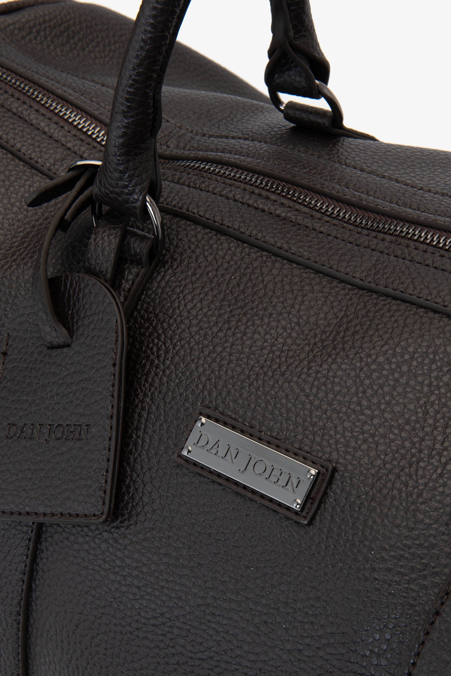 Borsone ecopelle testa di moro-Dan John