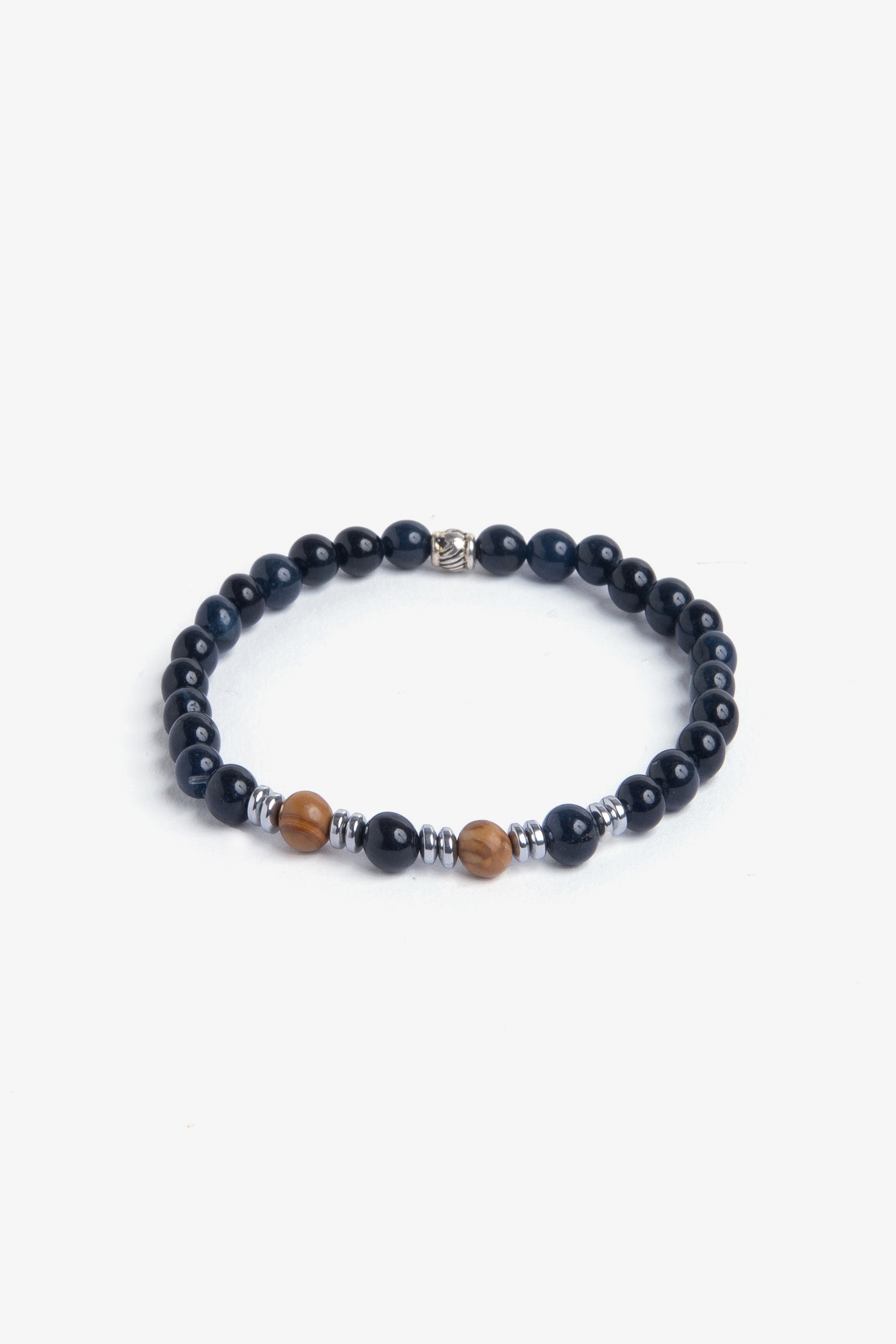 Bracciale con sfere blu-Dan John