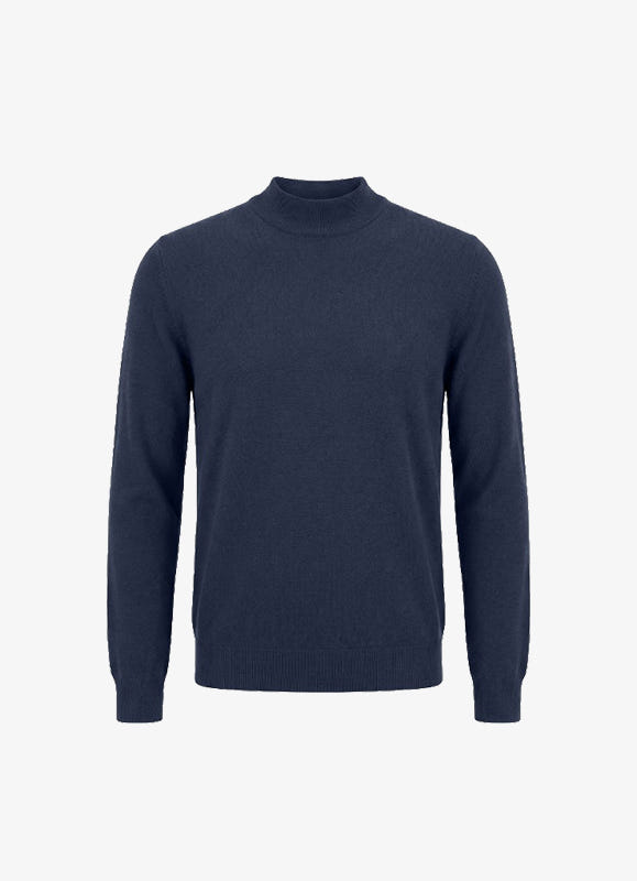 Maglia lupetto basic blu