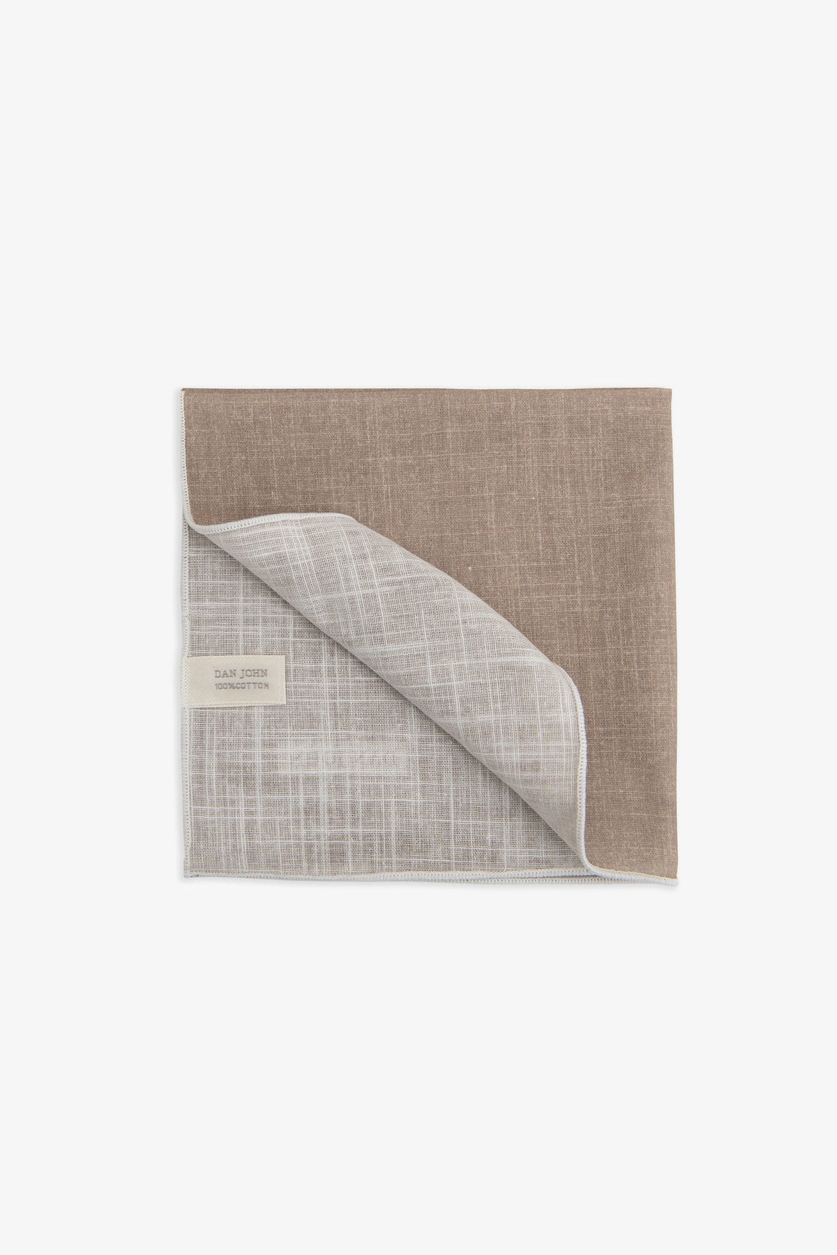 Pochette profili a contrasto beige
