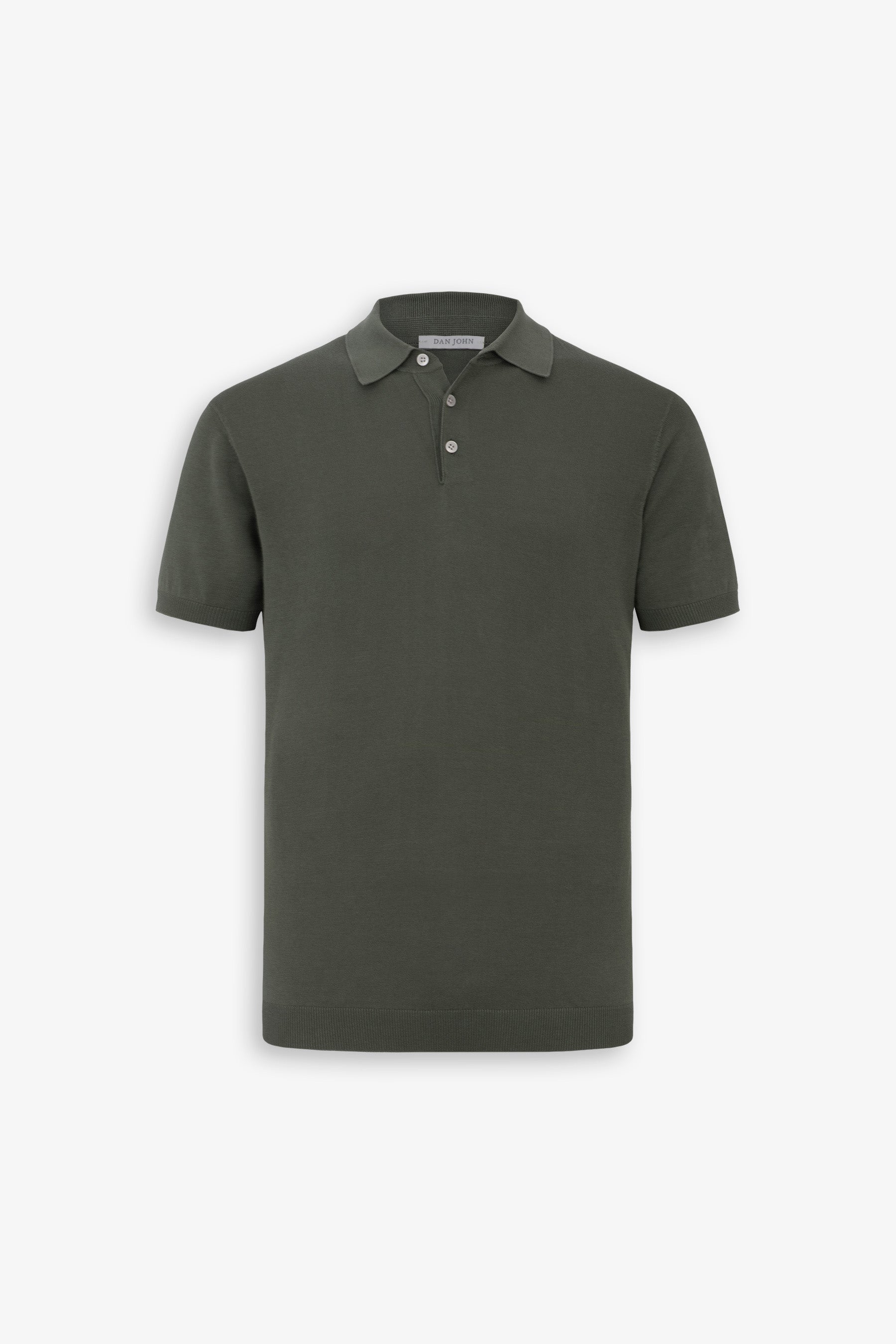 Polo in maglia verde-Dan John