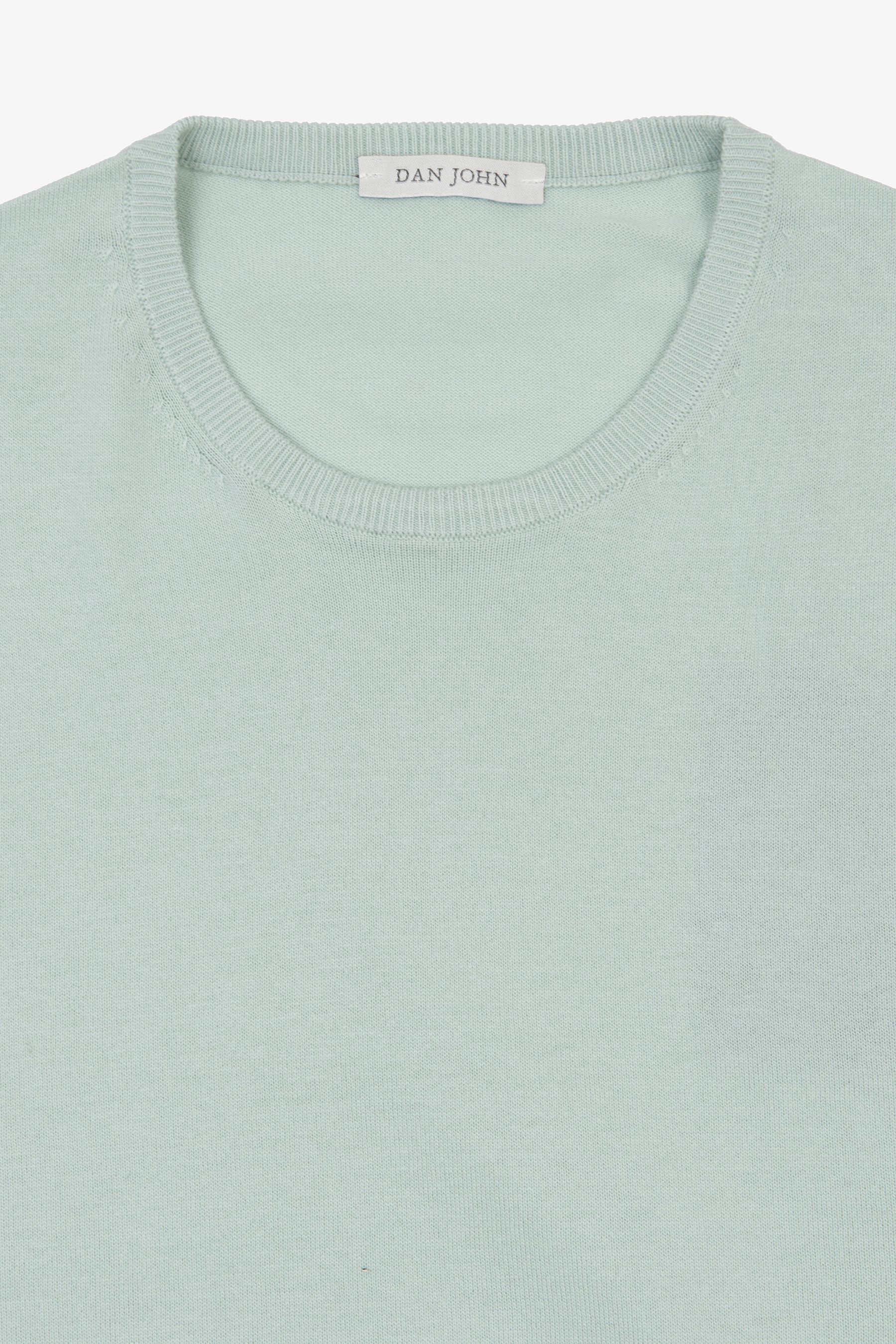 T-shirt in maglia salvia-Dan John
