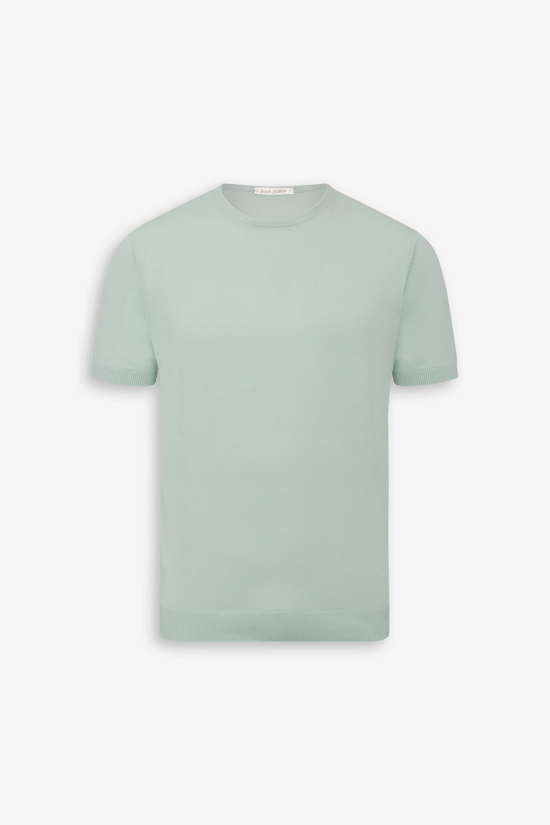 T-shirt in maglia salvia-Dan John