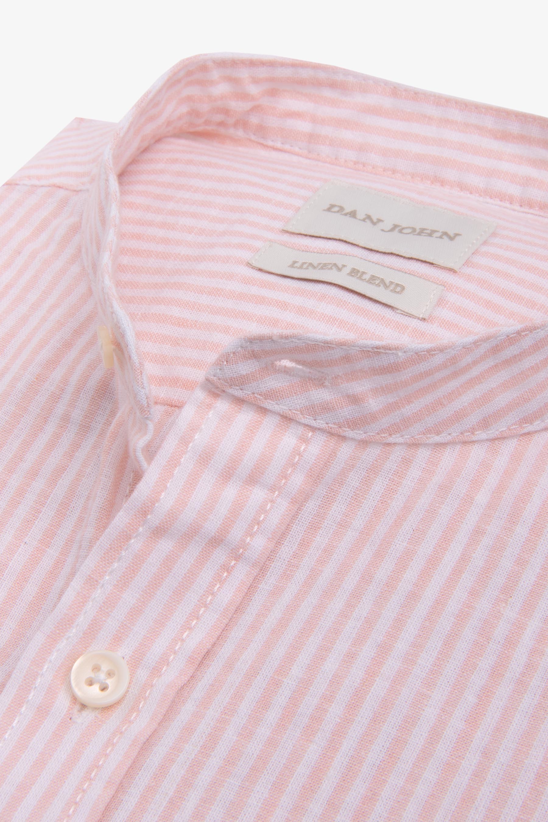 Camicia coreana riga sottile albicocca-Dan John