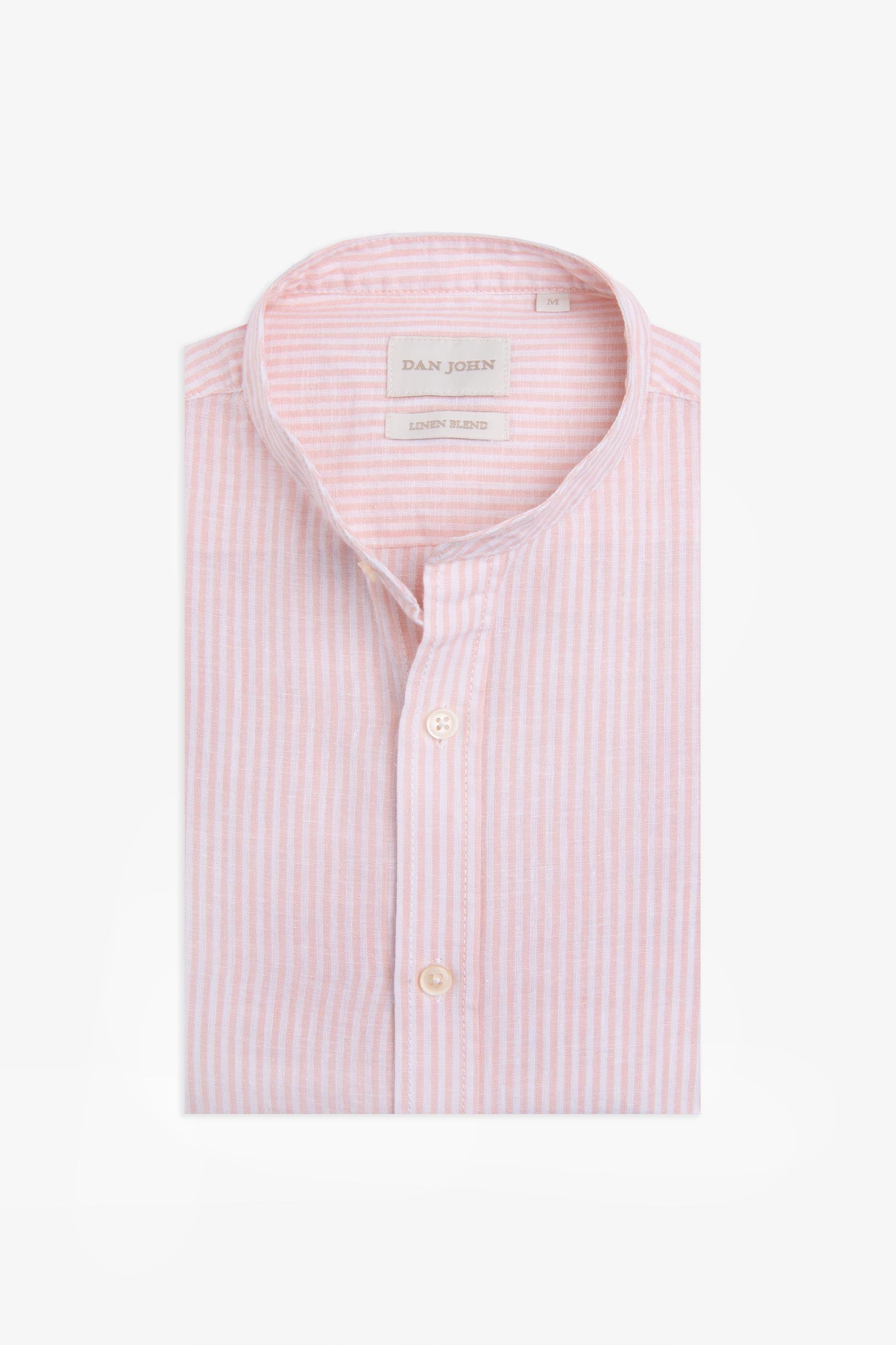 Camicia coreana riga sottile albicocca-Dan John