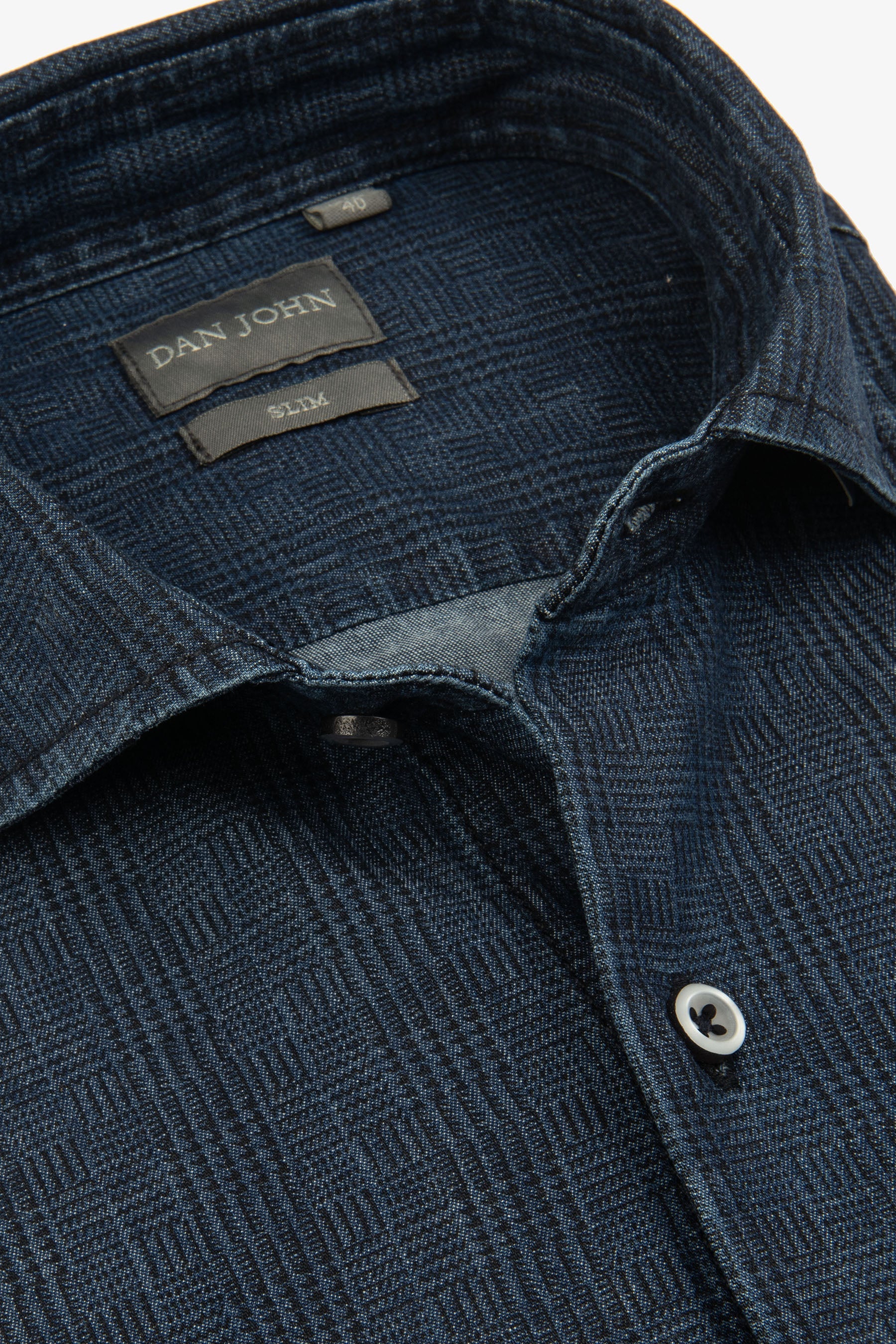 Camicia denim principe di galles-Dan John