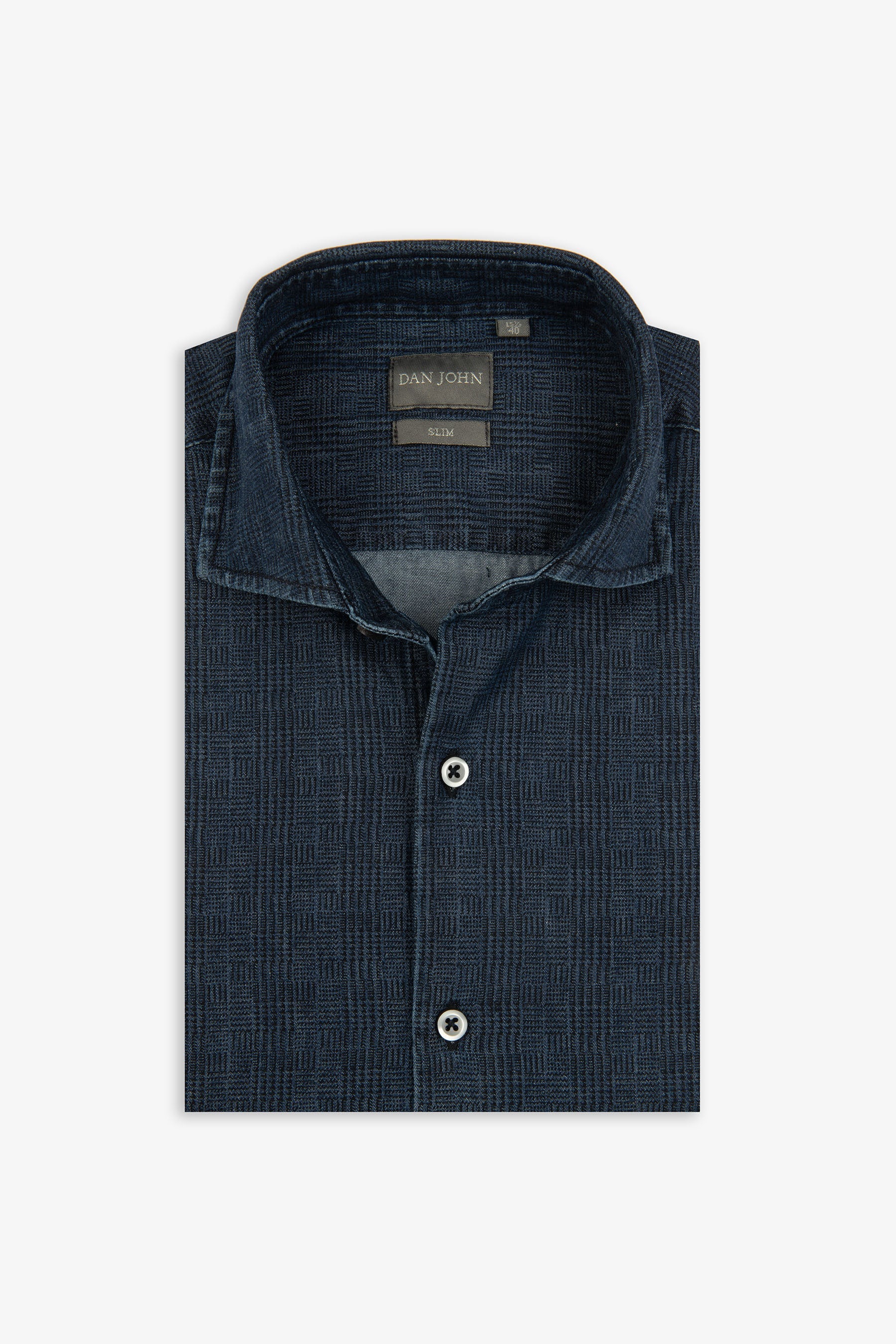 Camicia denim principe di galles-Dan John