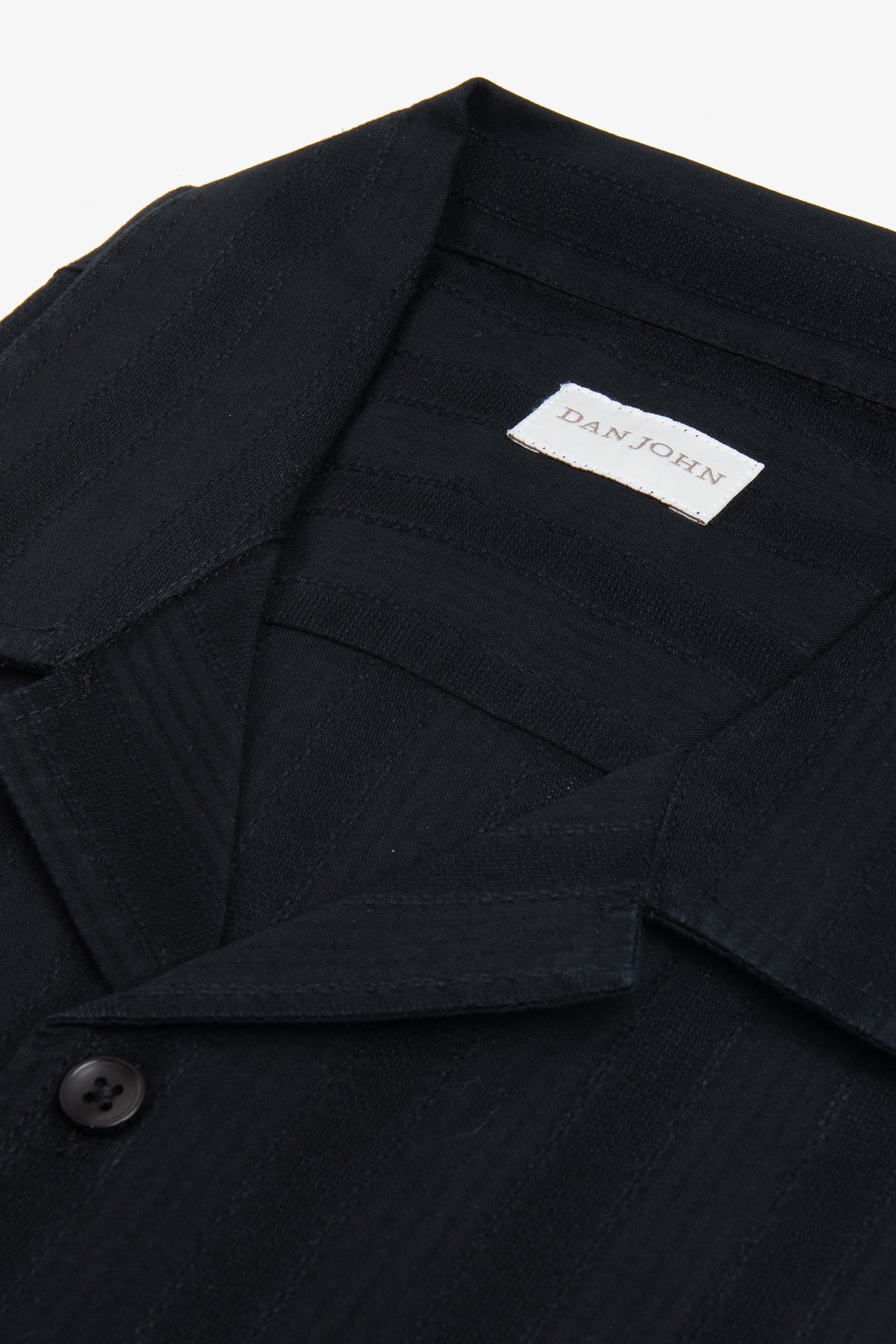 Camicia hawaiana armaturata nera-Dan John