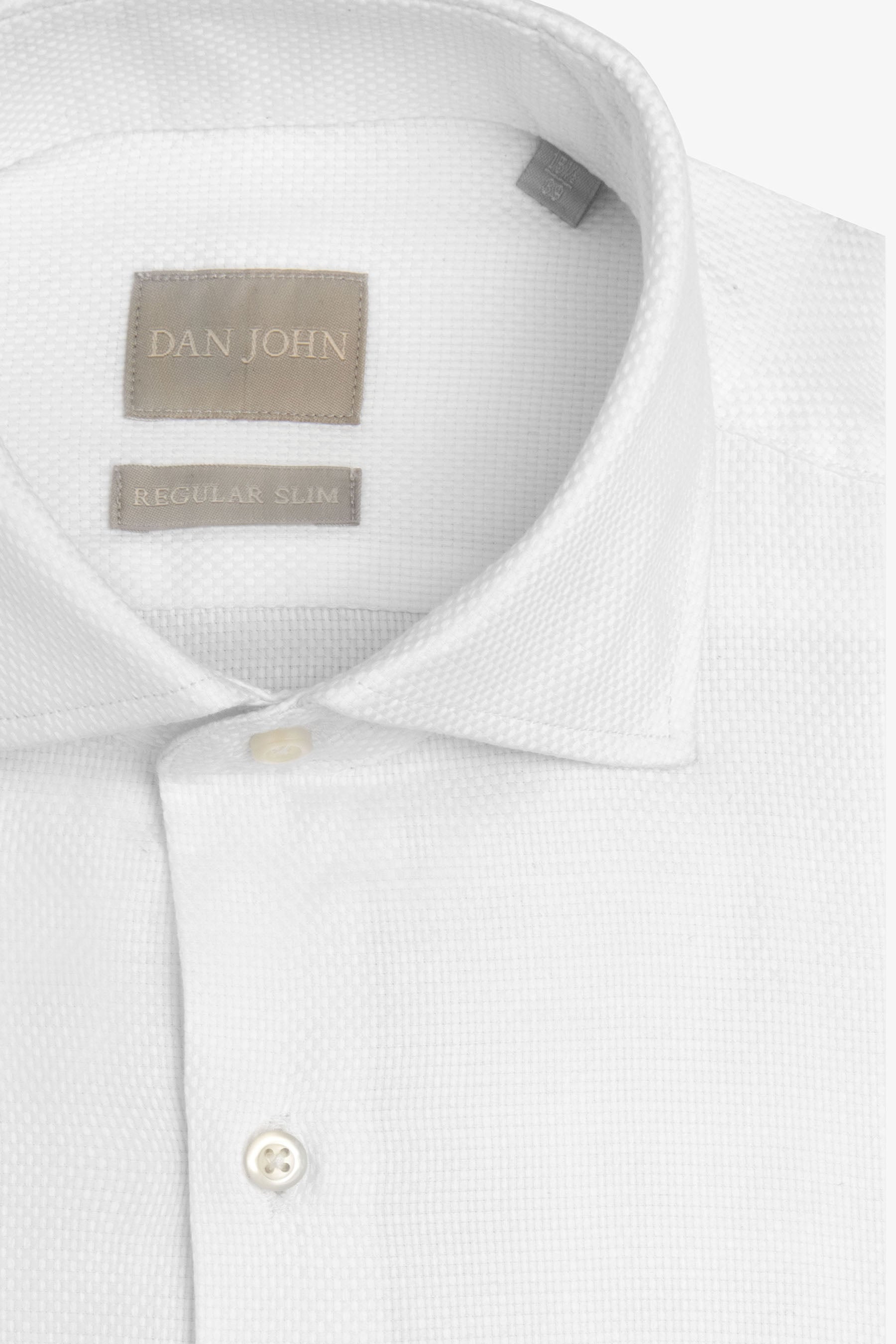 Camicia "la Picoco" operata bianca-Dan John