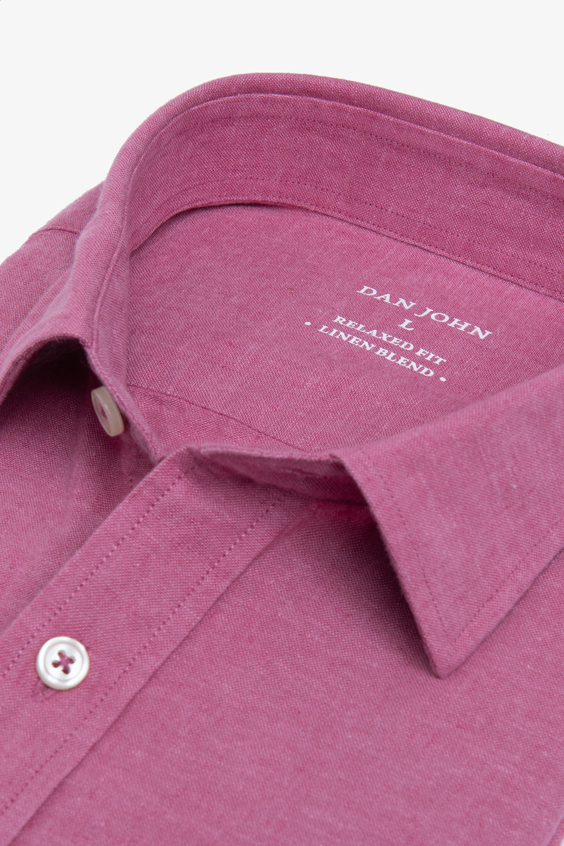 Camicia misto lino fragola-Dan John