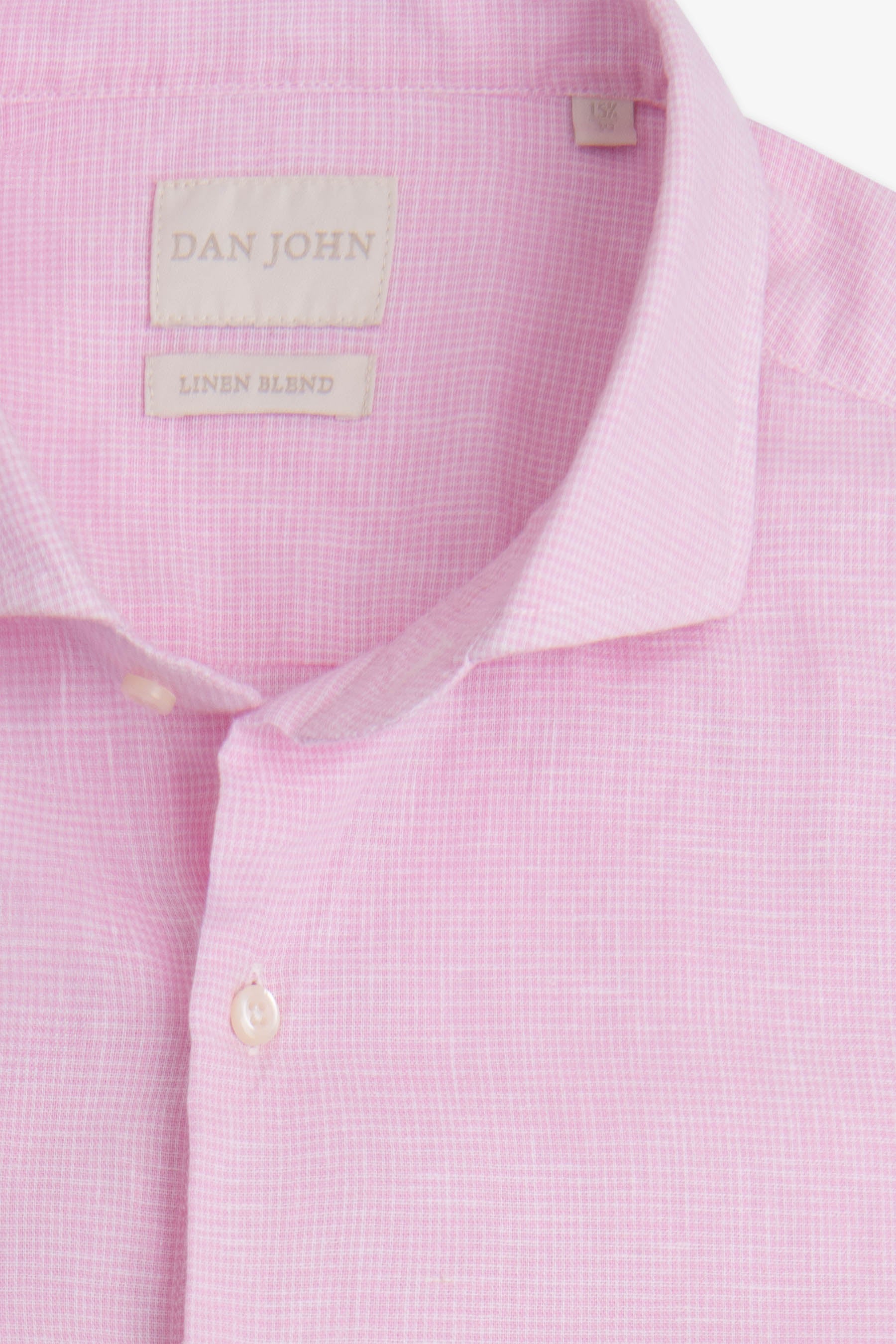 Camicia pied de poule rosa-Dan John
