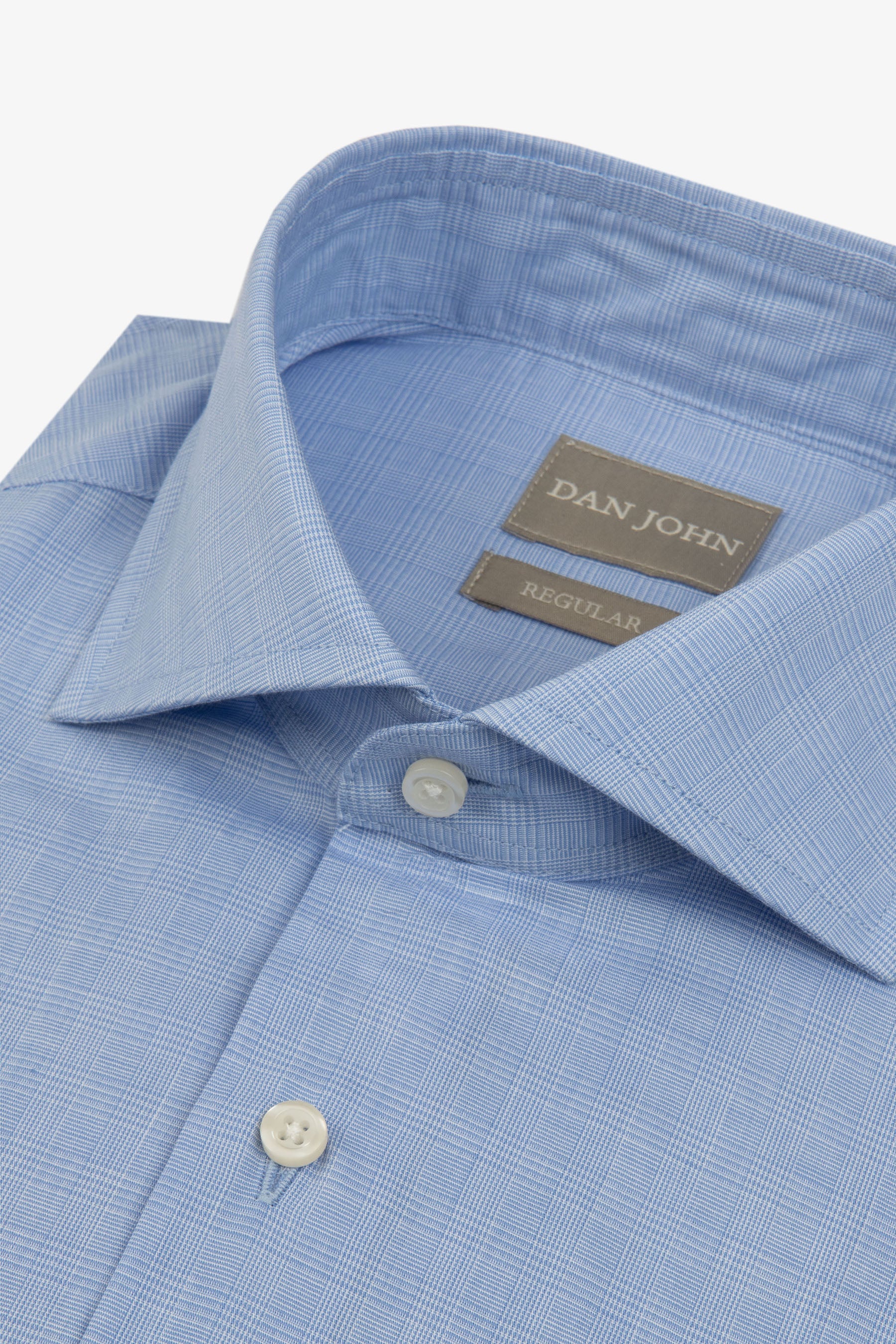 Camicia principe di galles azzurra-Dan John