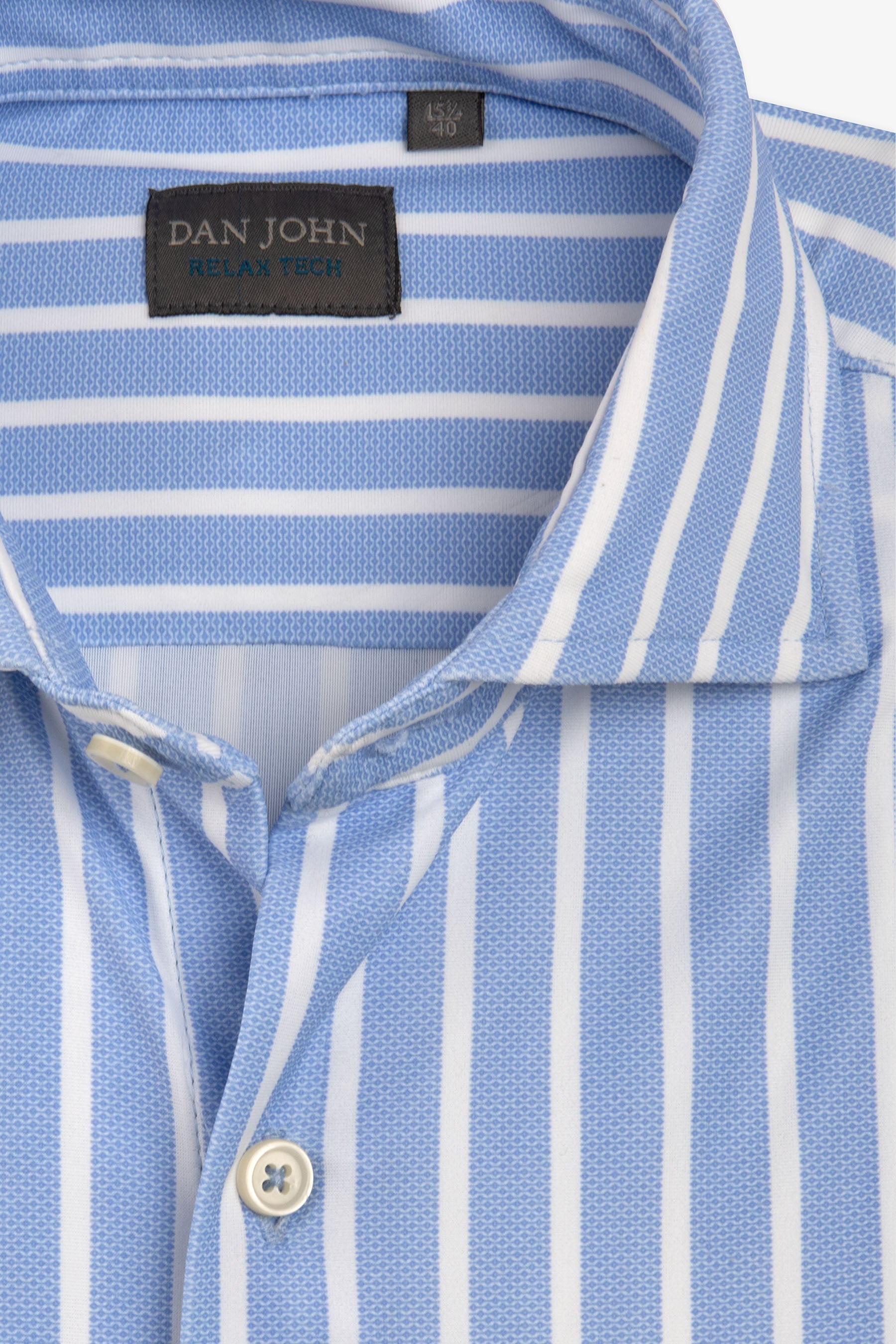 Camicia relax tech a righe slim-Dan John