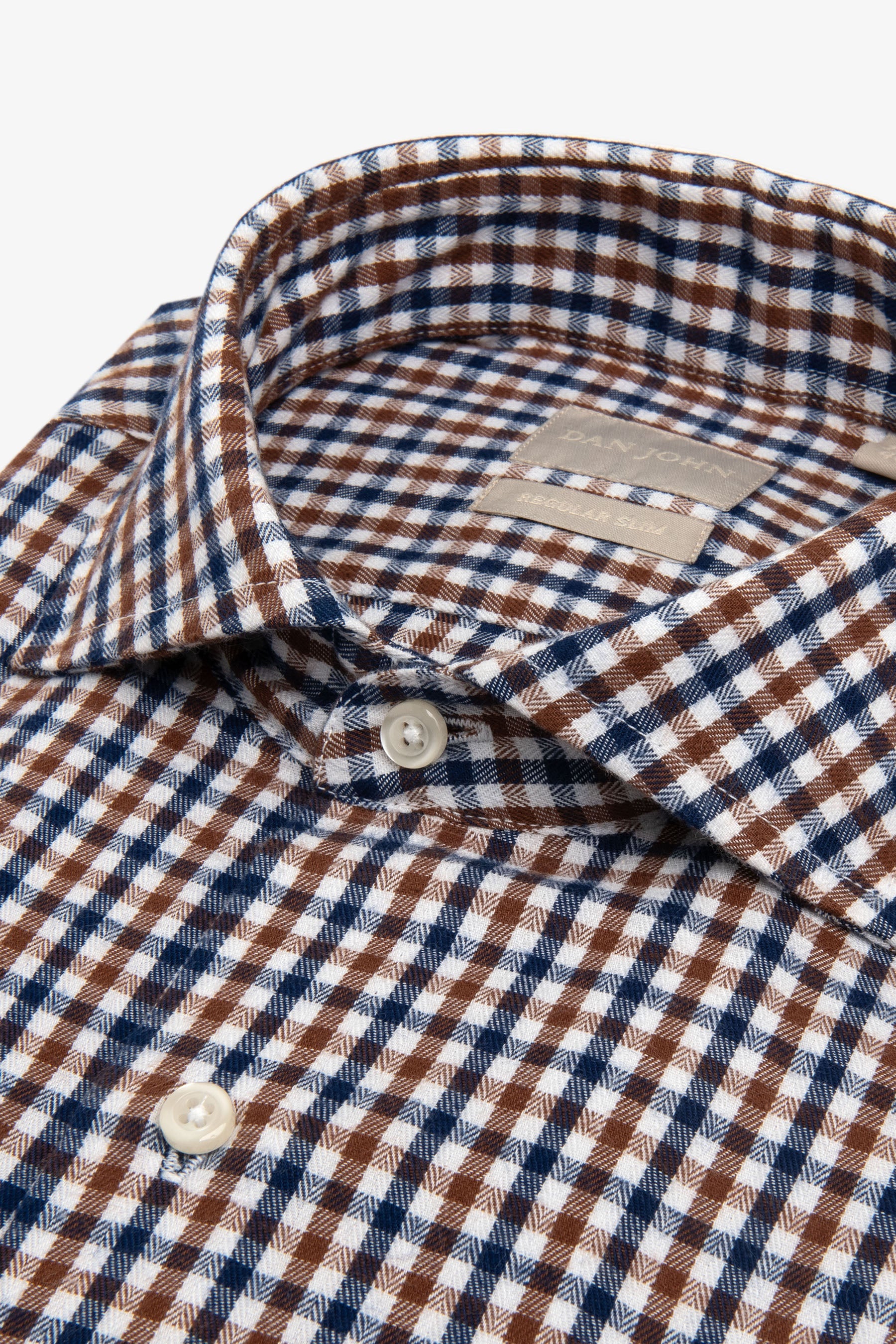 Camicia vichy blu-Dan John