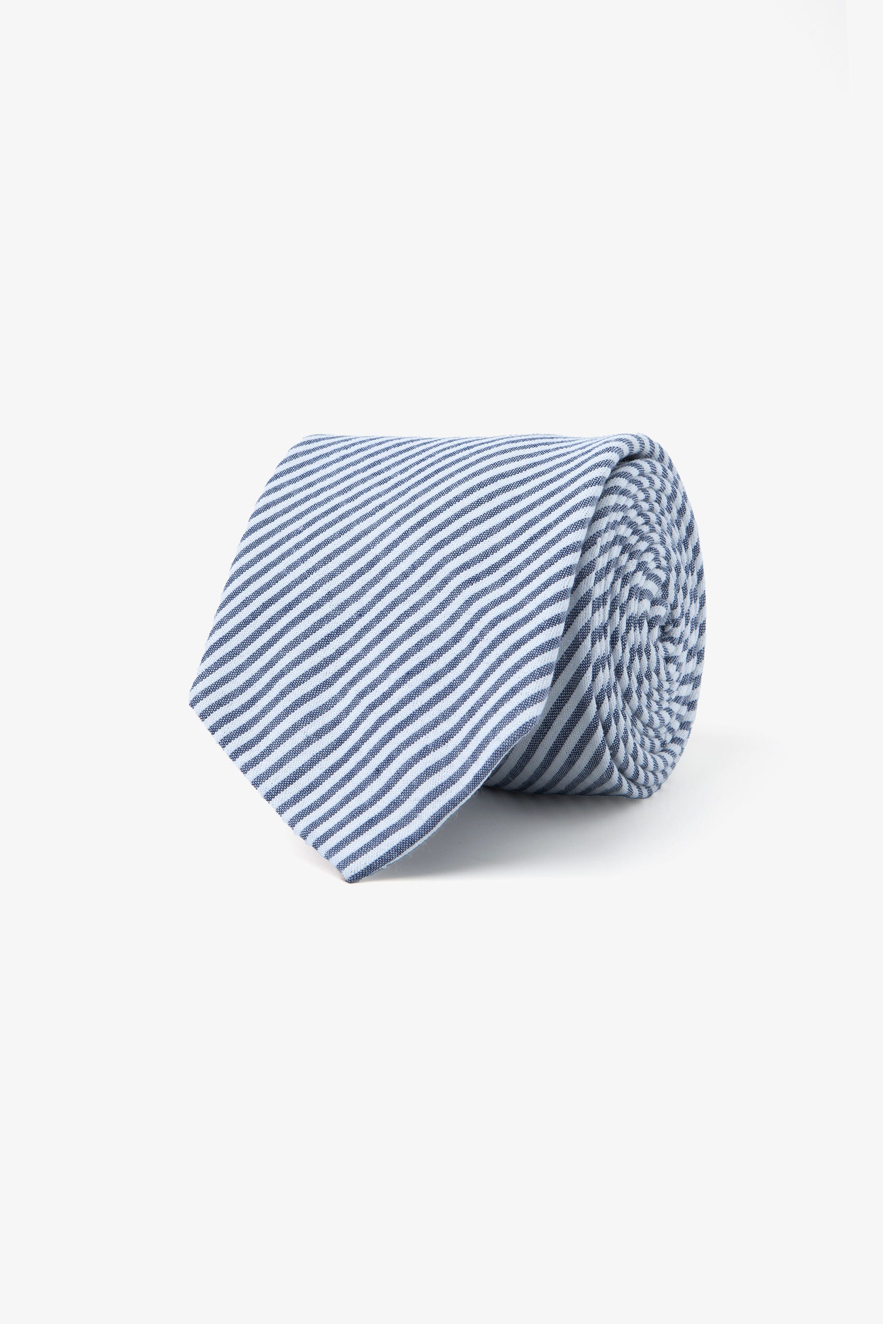 Cravatta a righe navy-Dan John