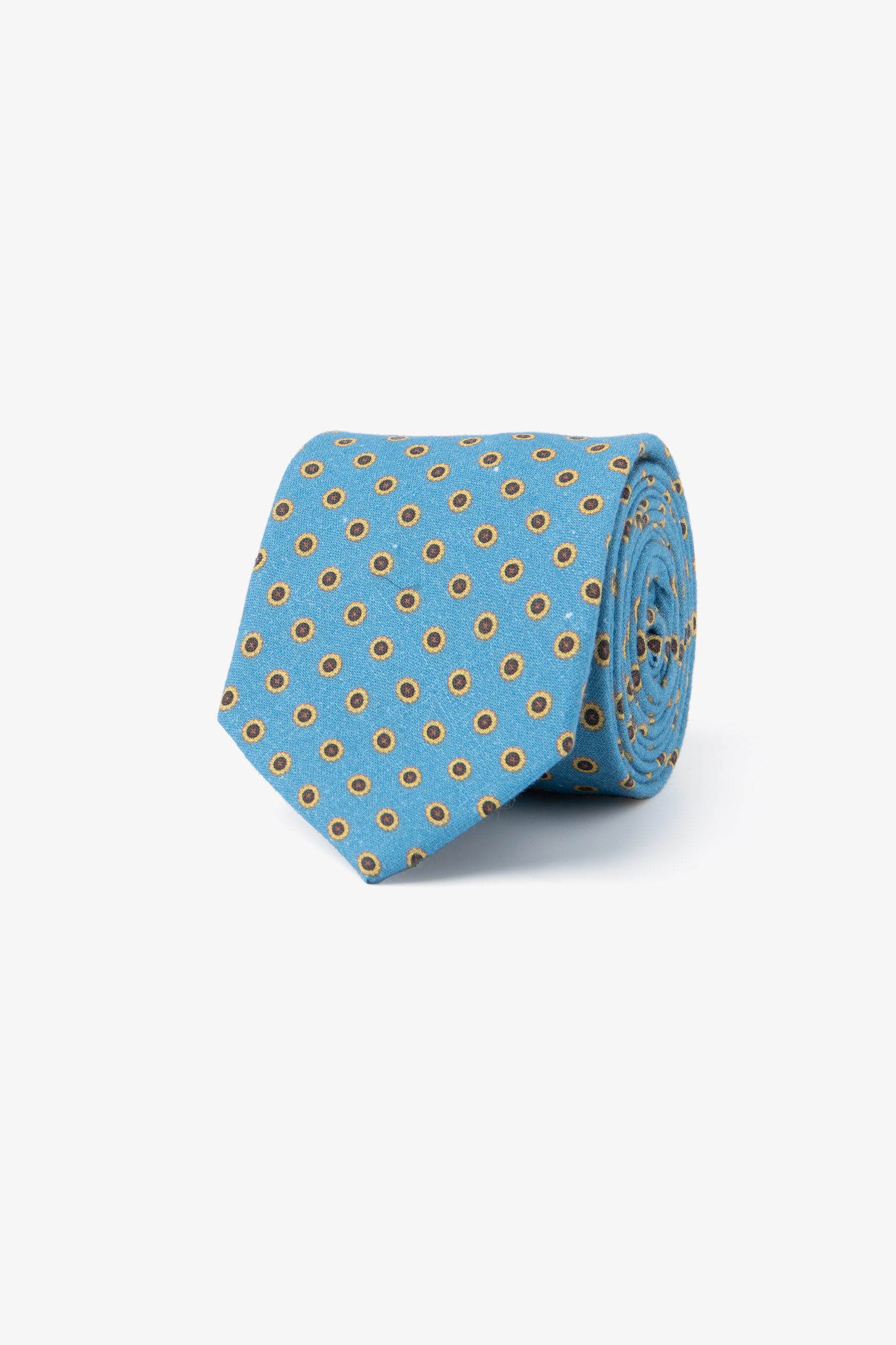 Cravatta disegno fiore avion-Dan John