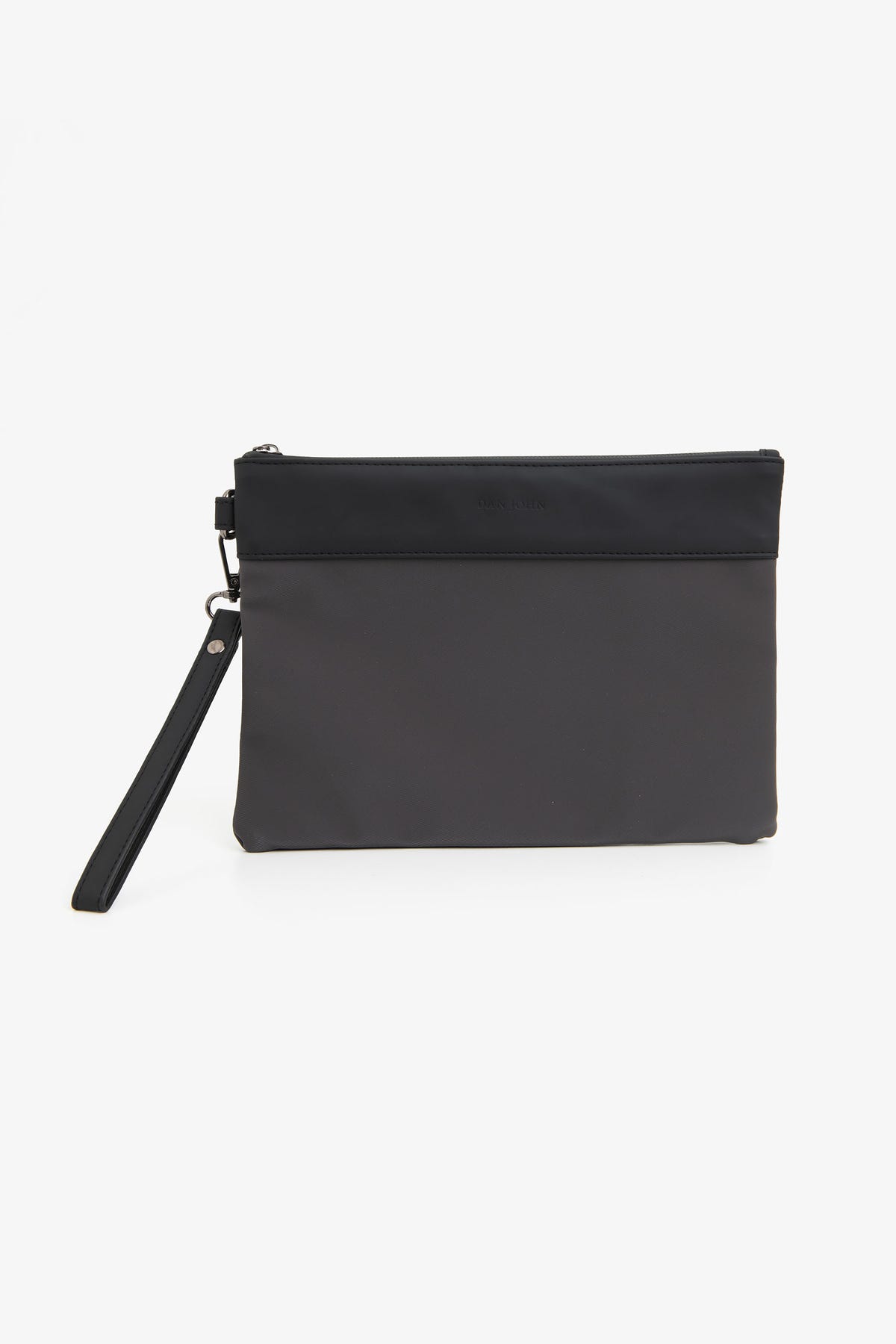 Pochette tessuto tecnico tortora