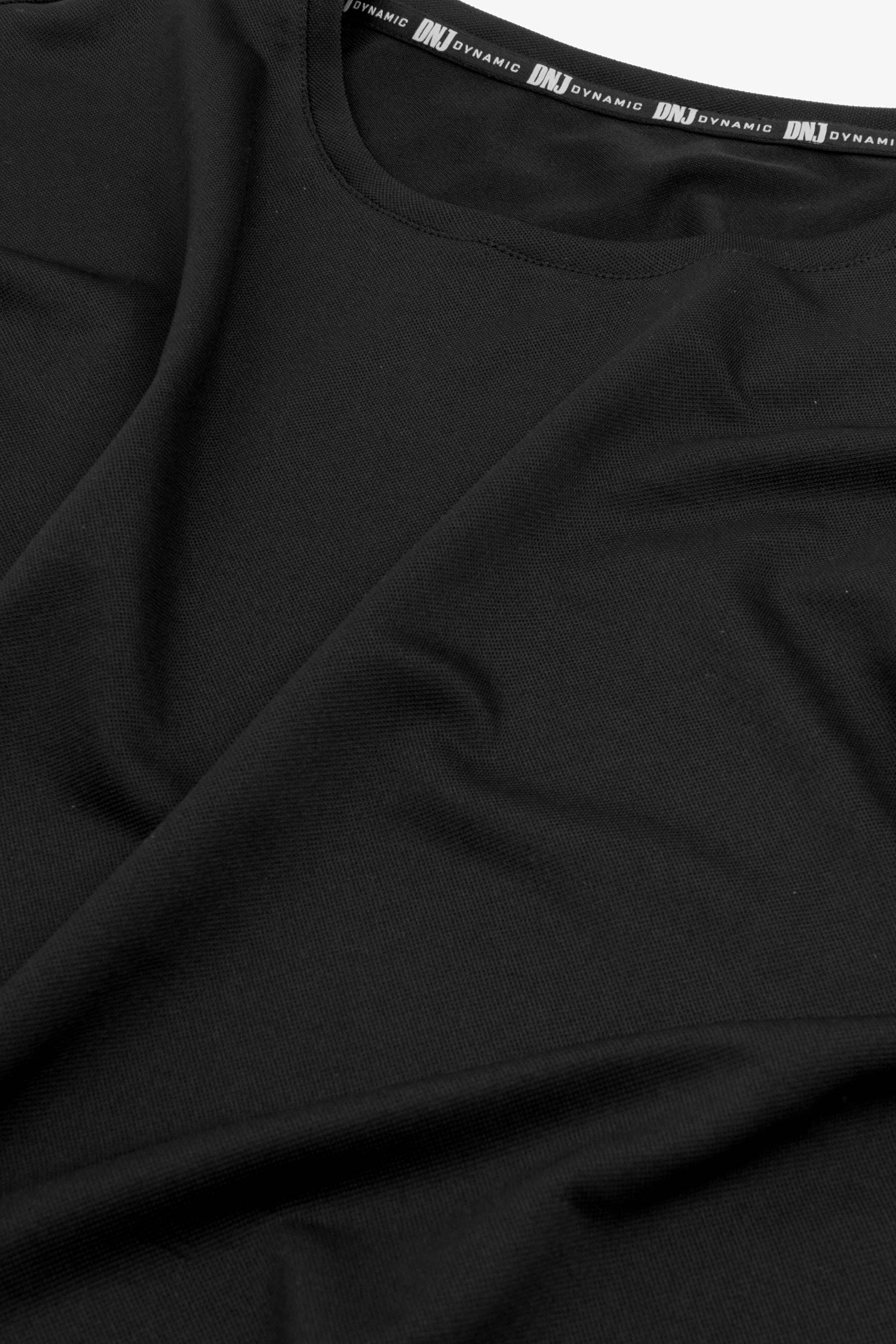 T-shirt tecnica basic nero DNJ-Dan John