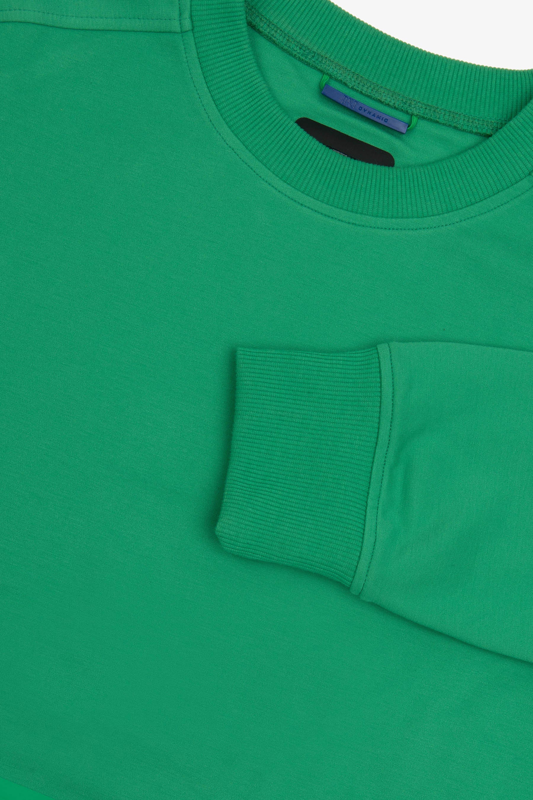 Felpa tecnica girocollo DNJ verde-Dan John