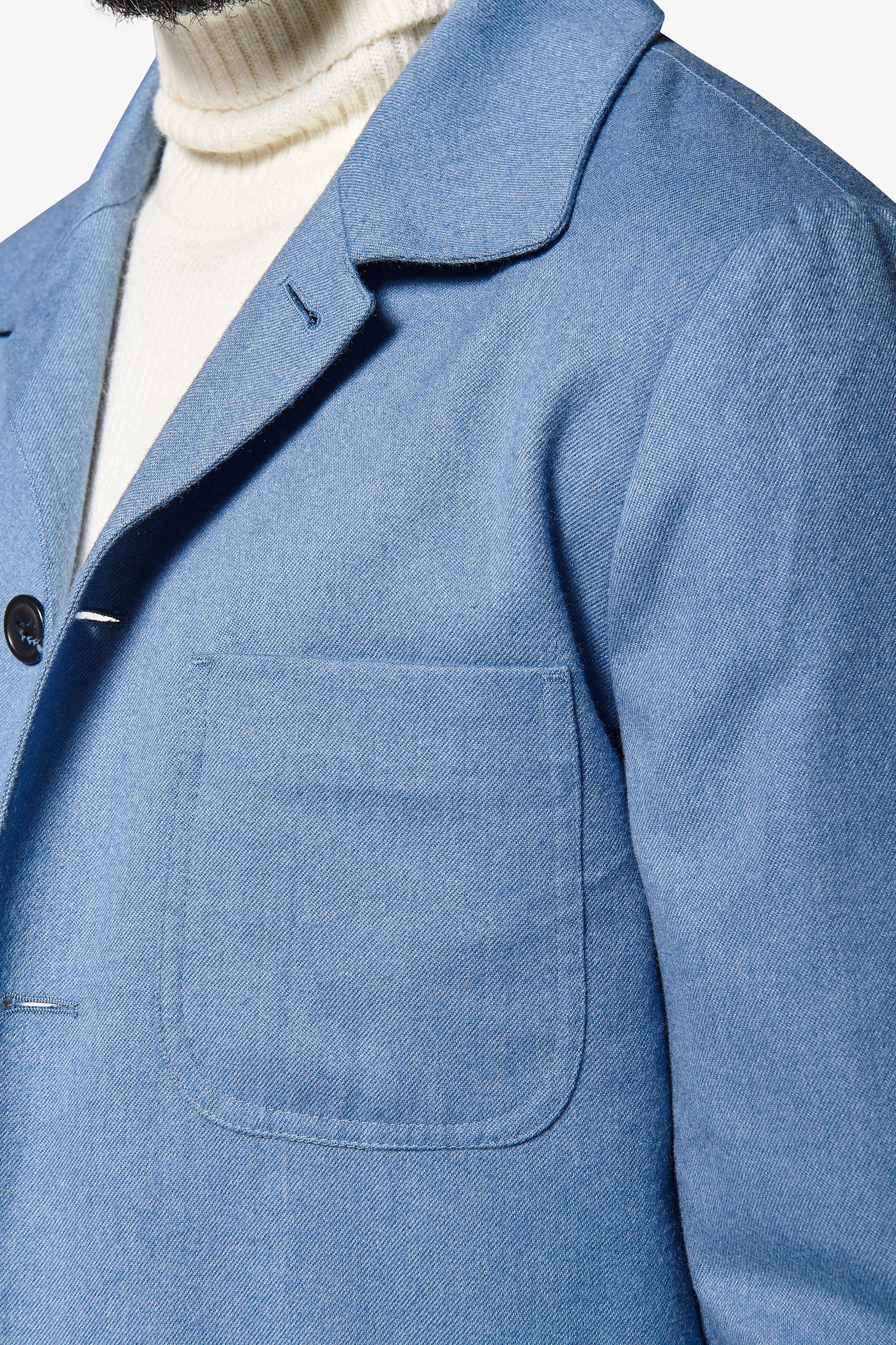 Giacca Worker "Iris" celeste-Dan John