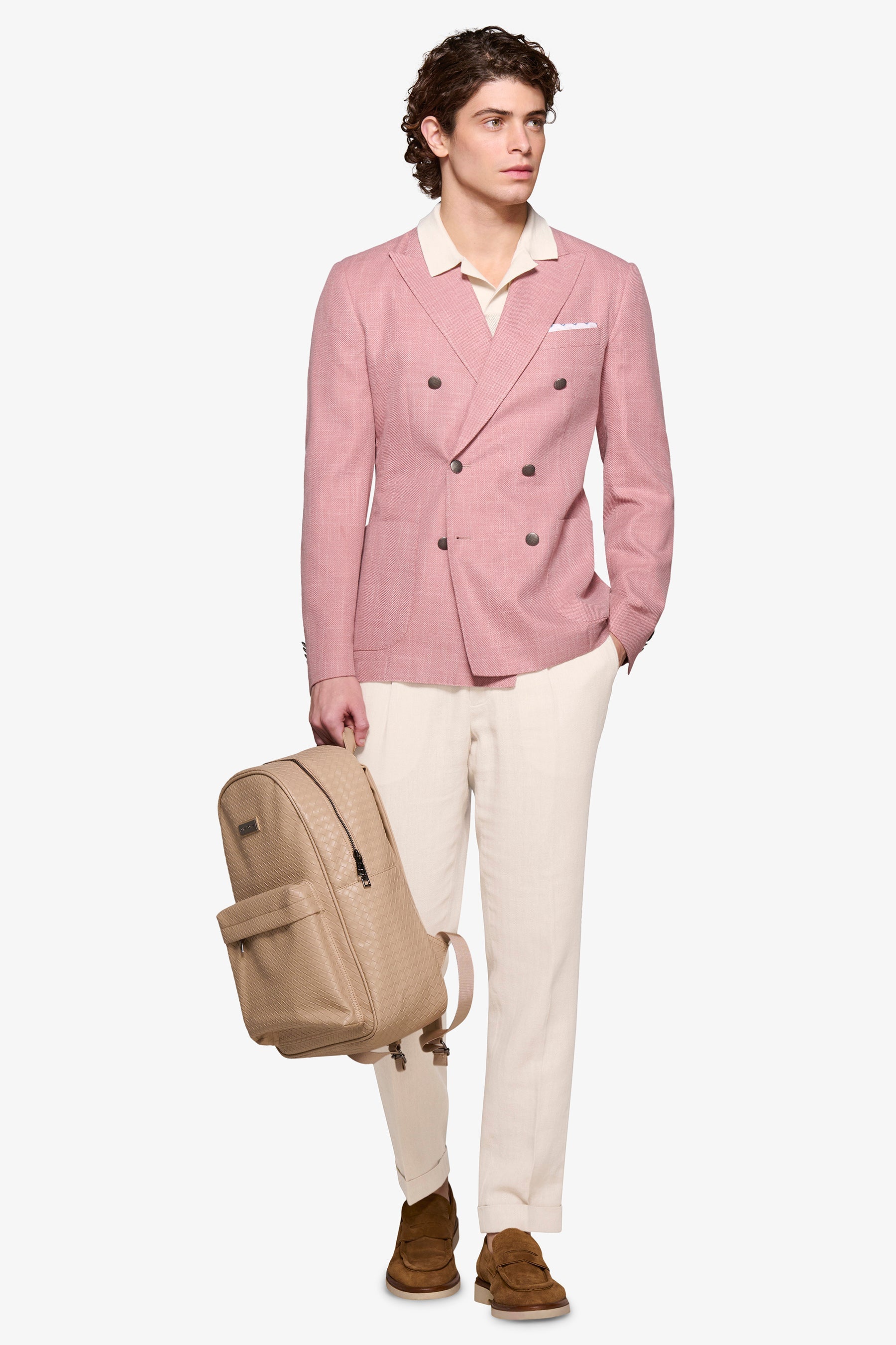 Giacca armaturata doppiopetto Tropea-Dan John