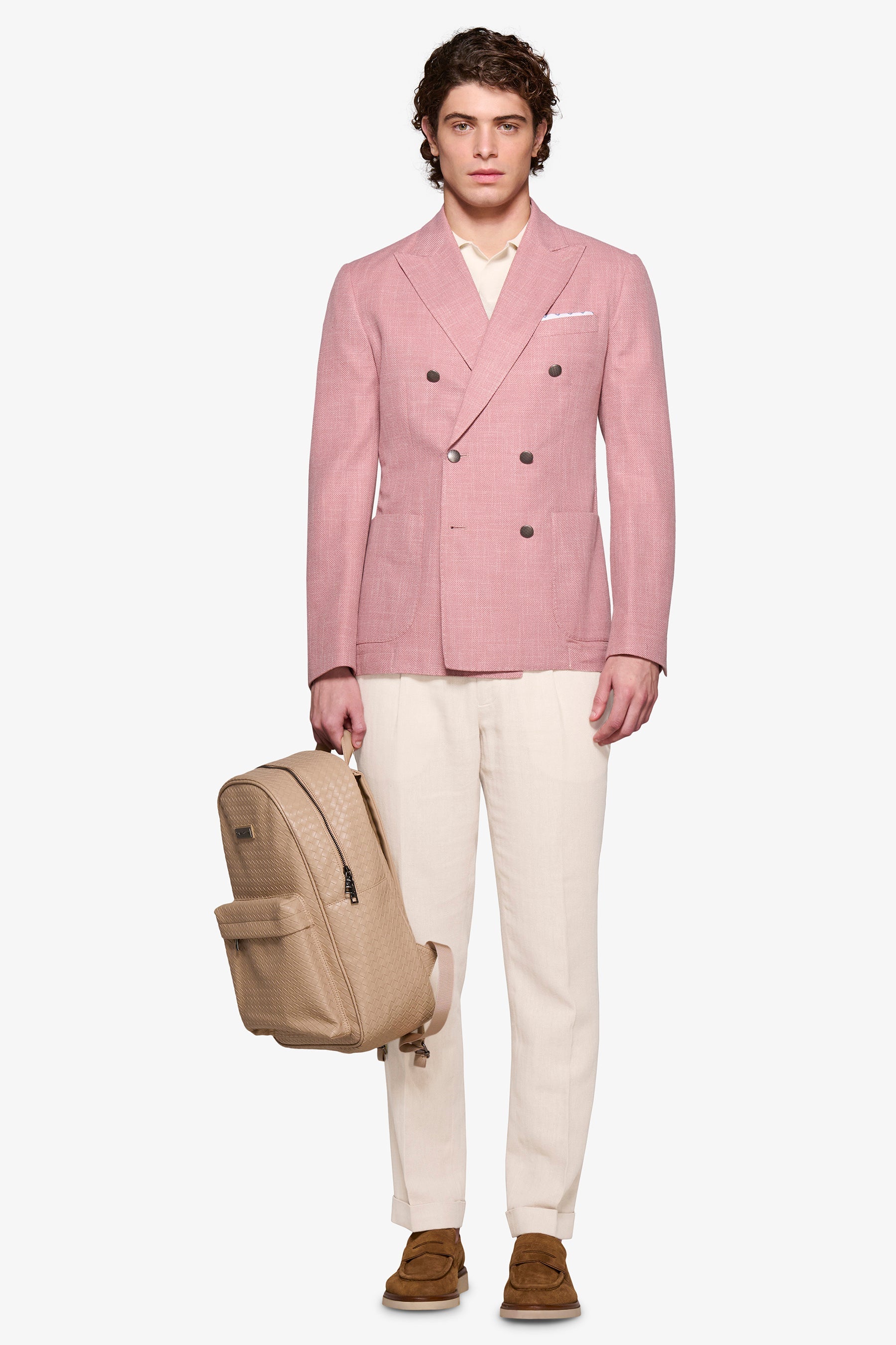 Giacca armaturata doppiopetto Tropea-Dan John