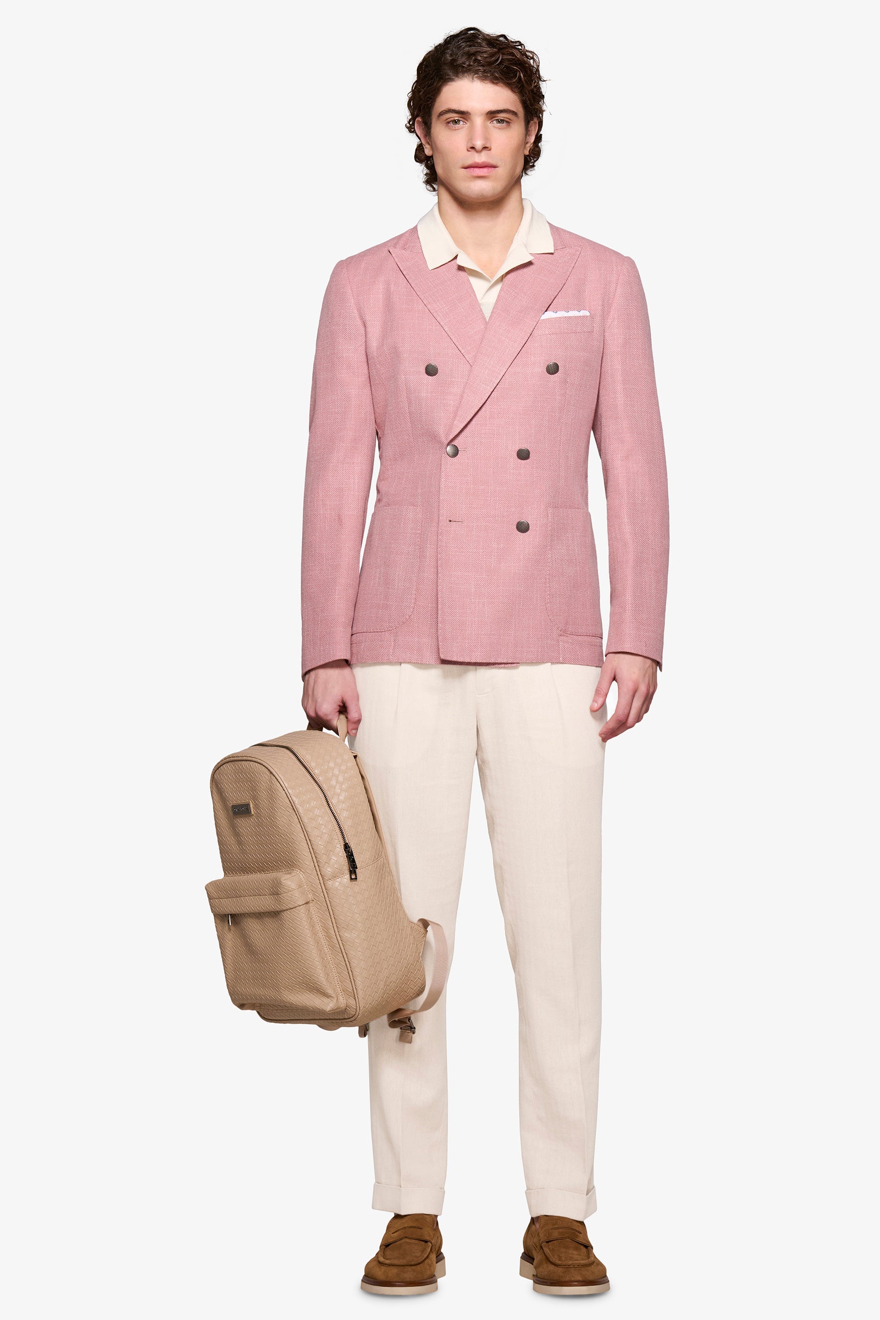 Giacca armaturata doppiopetto Tropea-Dan John